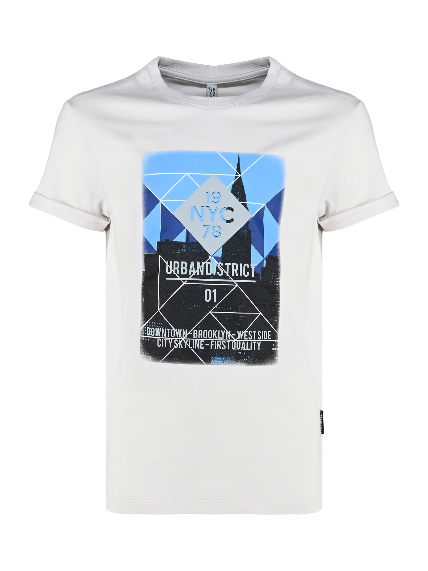 BLUE EFFECT Tricou 'URBANDISTRICT' mai multe culori / alb - Pled.ro