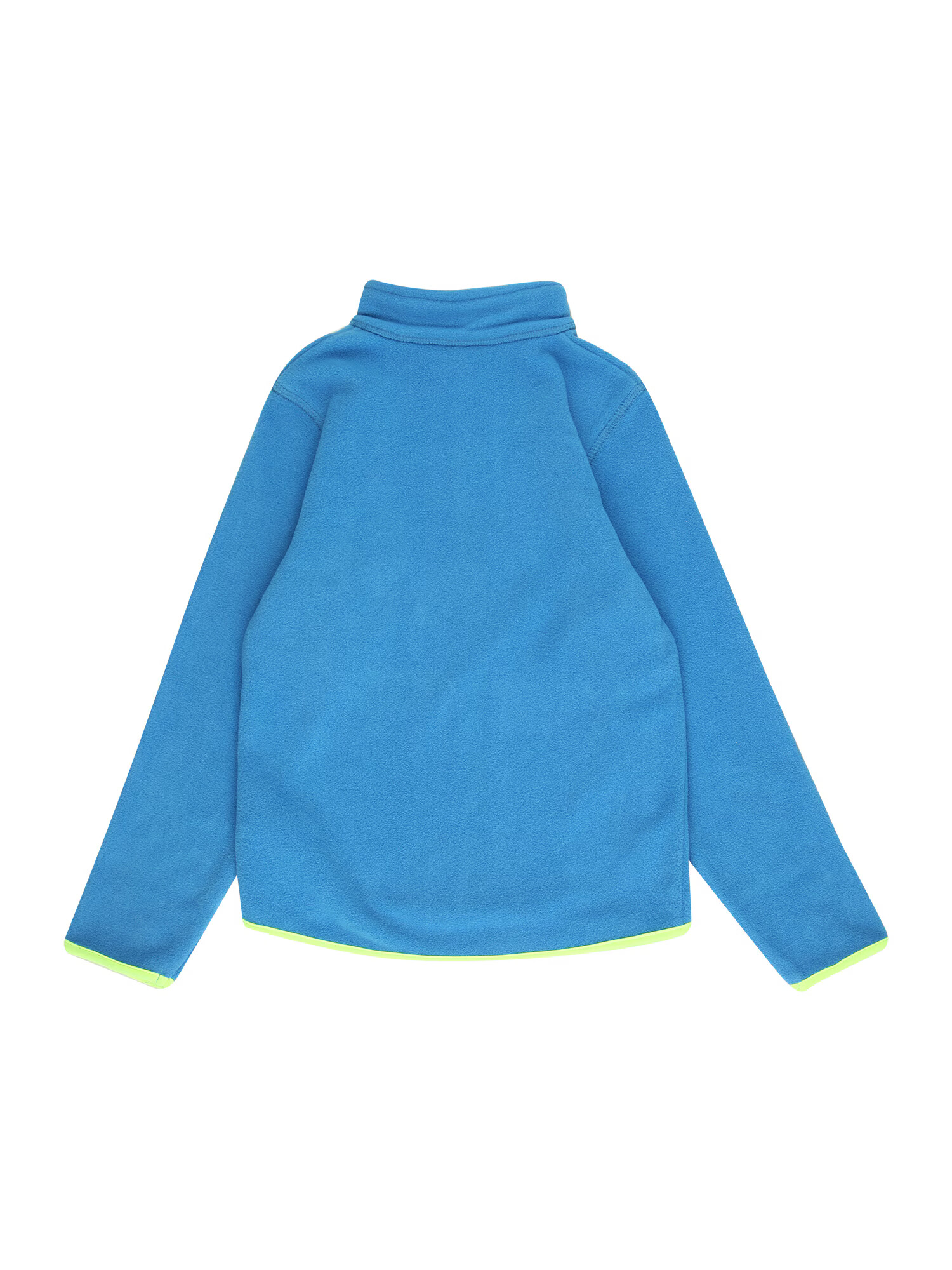 BLUE SEVEN Jachetă fleece azuriu / galben neon - Pled.ro