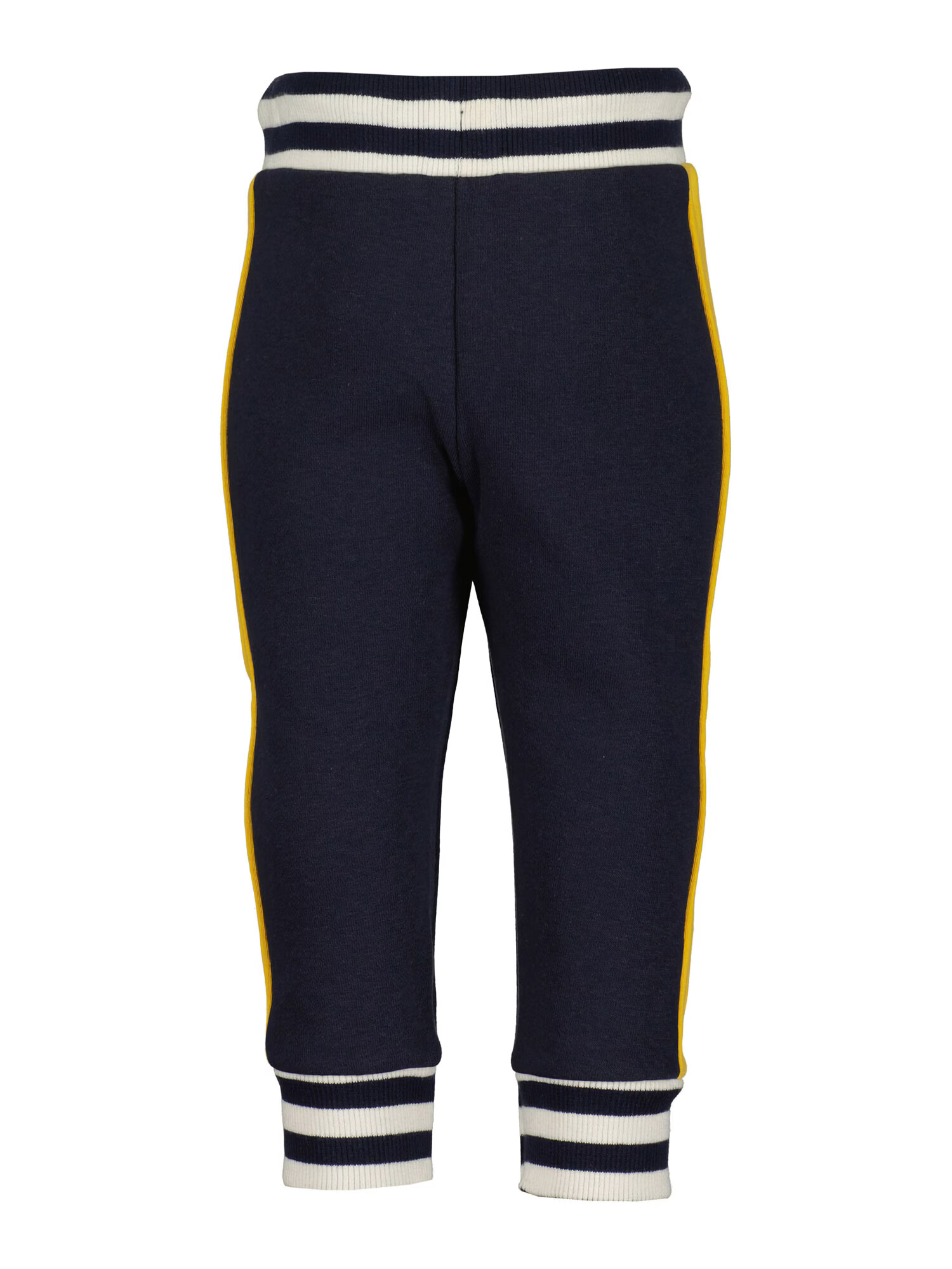 BLUE SEVEN Pantaloni bleumarin / galben curry / alb natural - Pled.ro