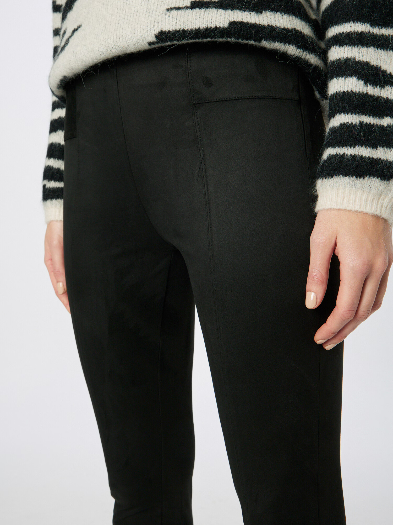 BLUE SEVEN Pantaloni negru - Pled.ro