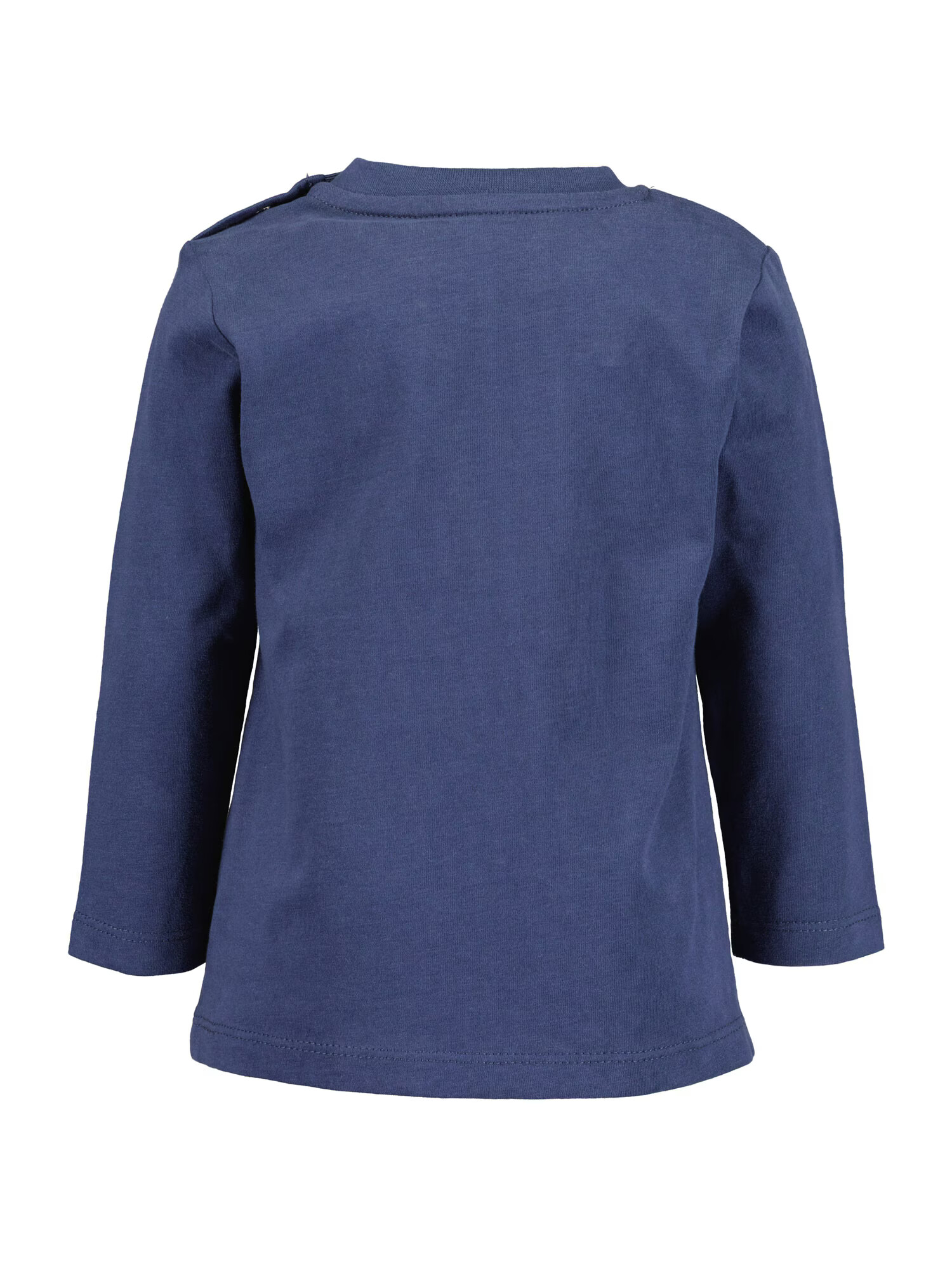 BLUE SEVEN Tricou albastru închis / gri deschis / portocaliu caisă / alb - Pled.ro