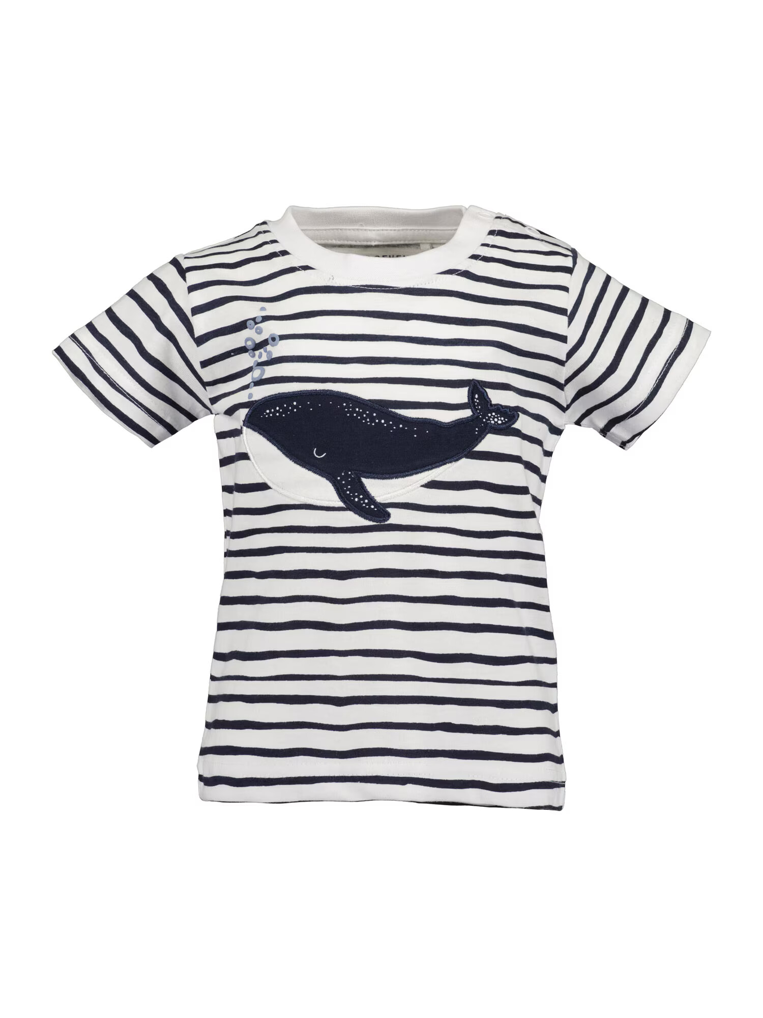 BLUE SEVEN Tricou albastru marin / alb - Pled.ro