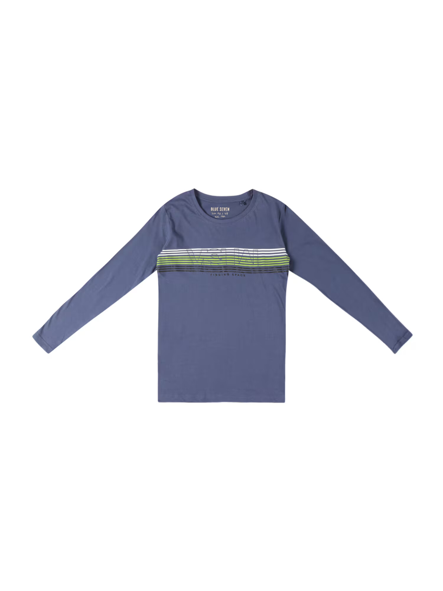 BLUE SEVEN Tricou albastru / verde / alb - Pled.ro