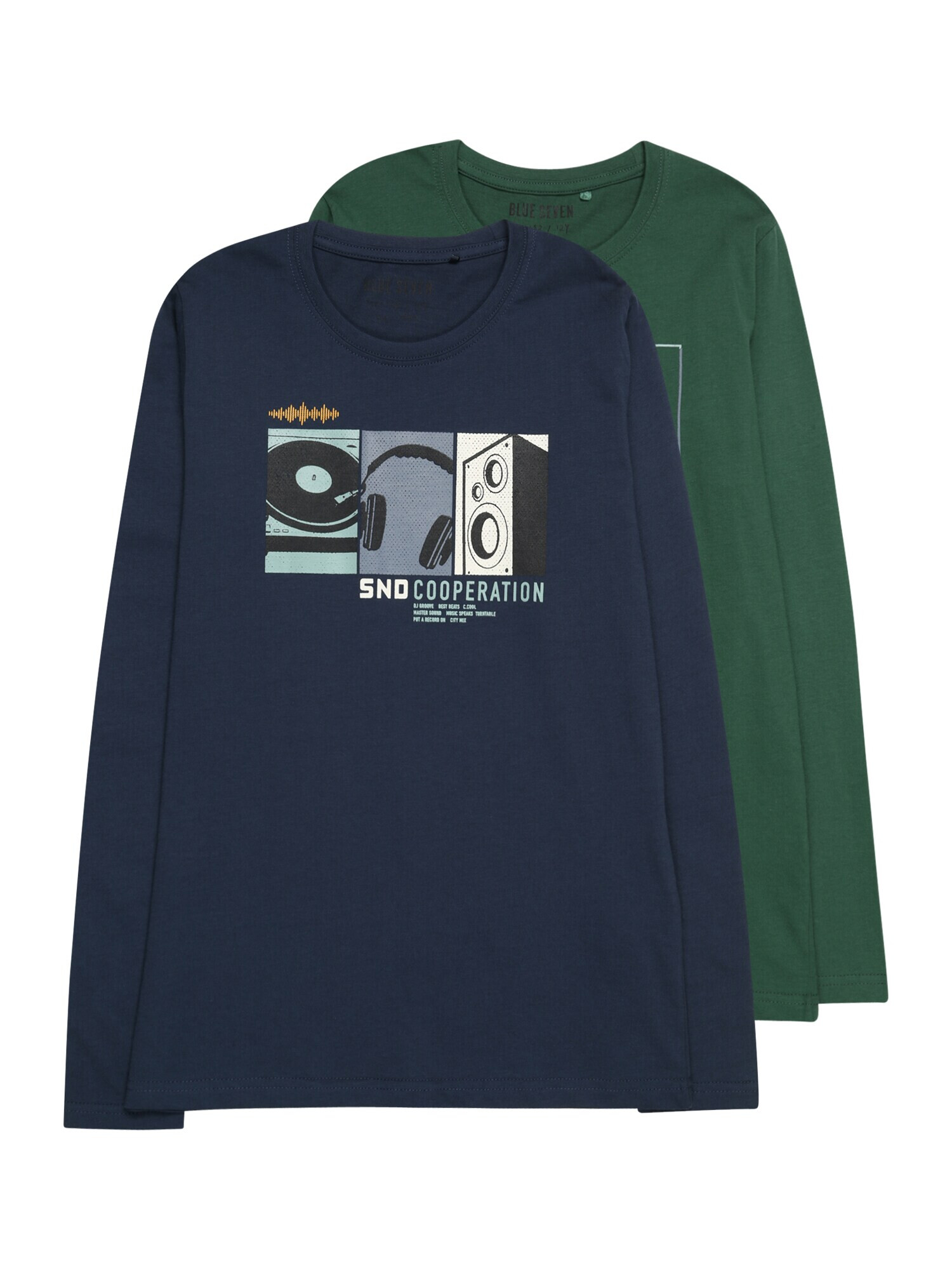 BLUE SEVEN Tricou albastru / verde / mai multe culori - Pled.ro