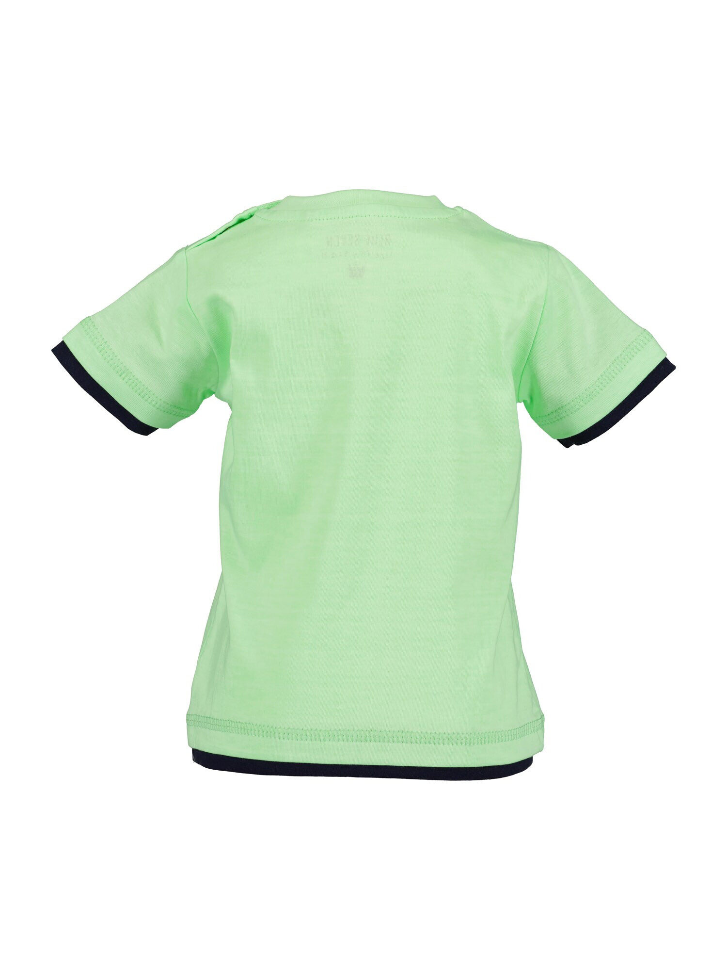 BLUE SEVEN Tricou bleumarin / verde deschis / portocaliu - Pled.ro