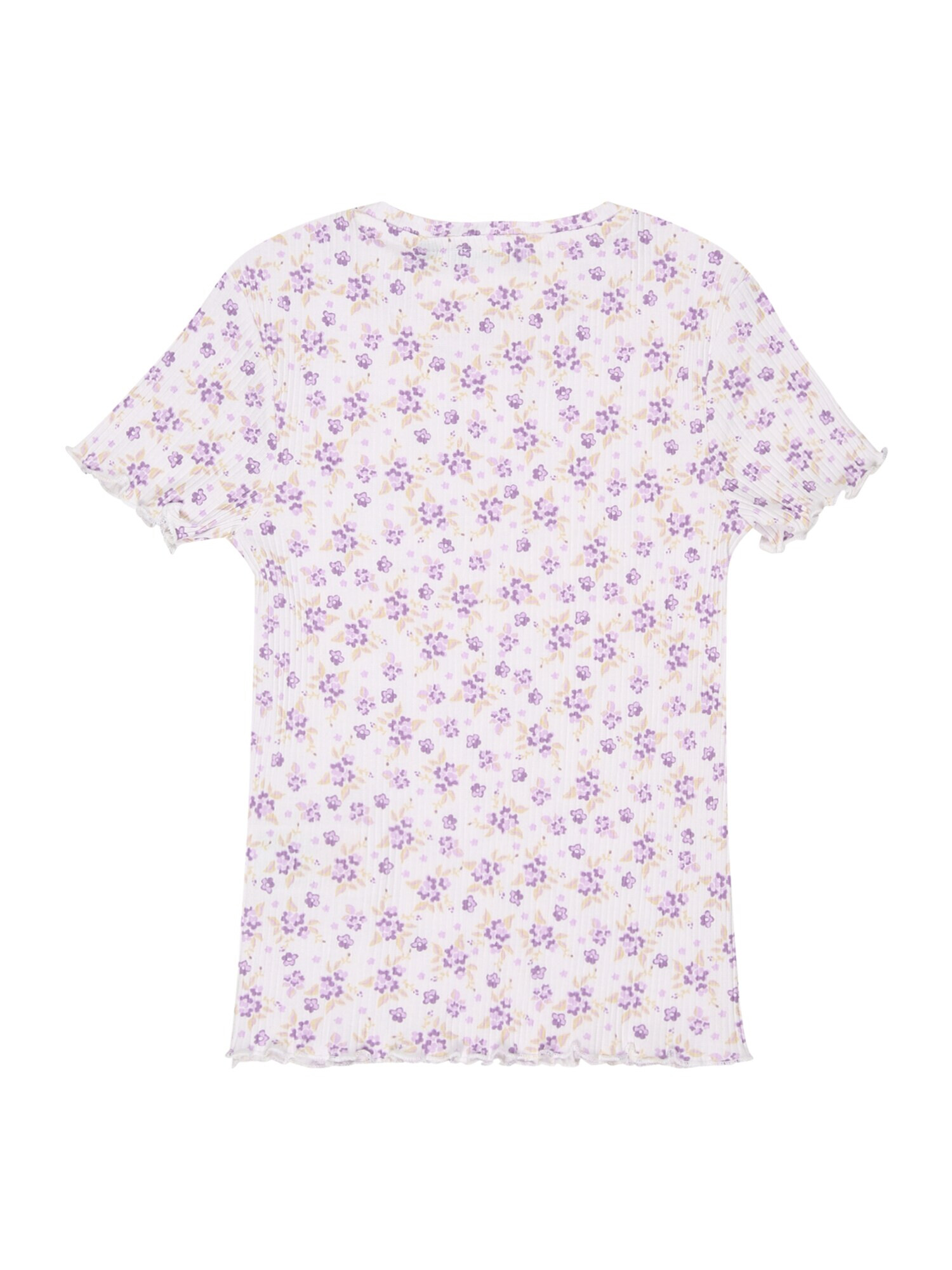 BLUE SEVEN Tricou galben / lila / mov pastel / alb - Pled.ro