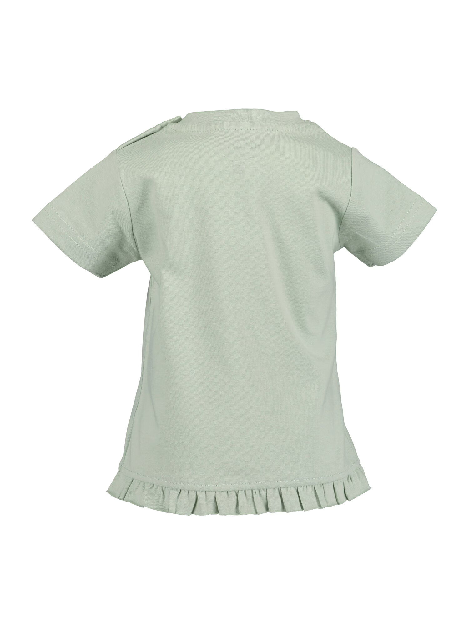 BLUE SEVEN Tricou verde pastel / roz / negru / alb - Pled.ro