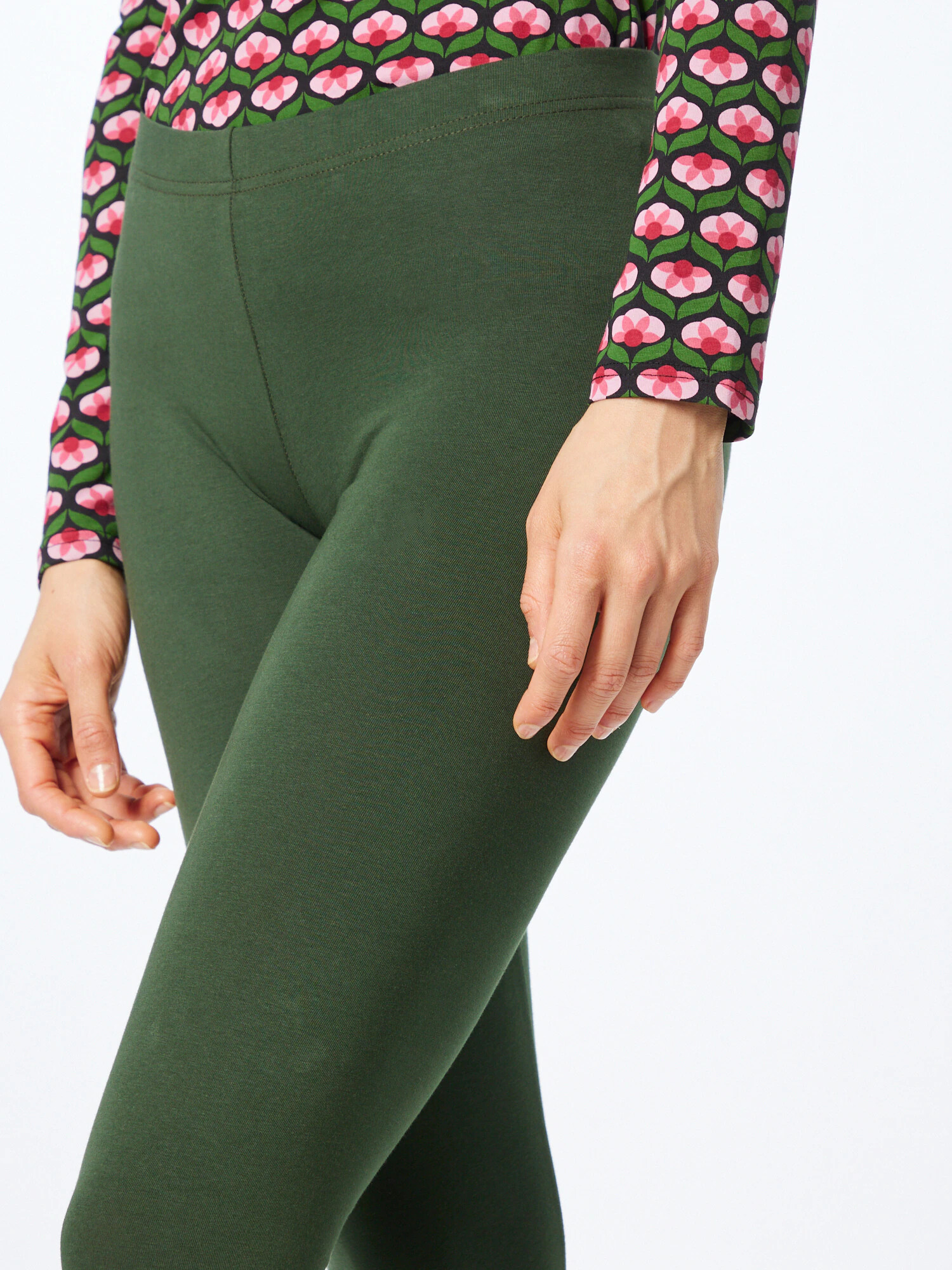 Blutsgeschwister Leggings 'Lovely Legs' verde închis - Pled.ro