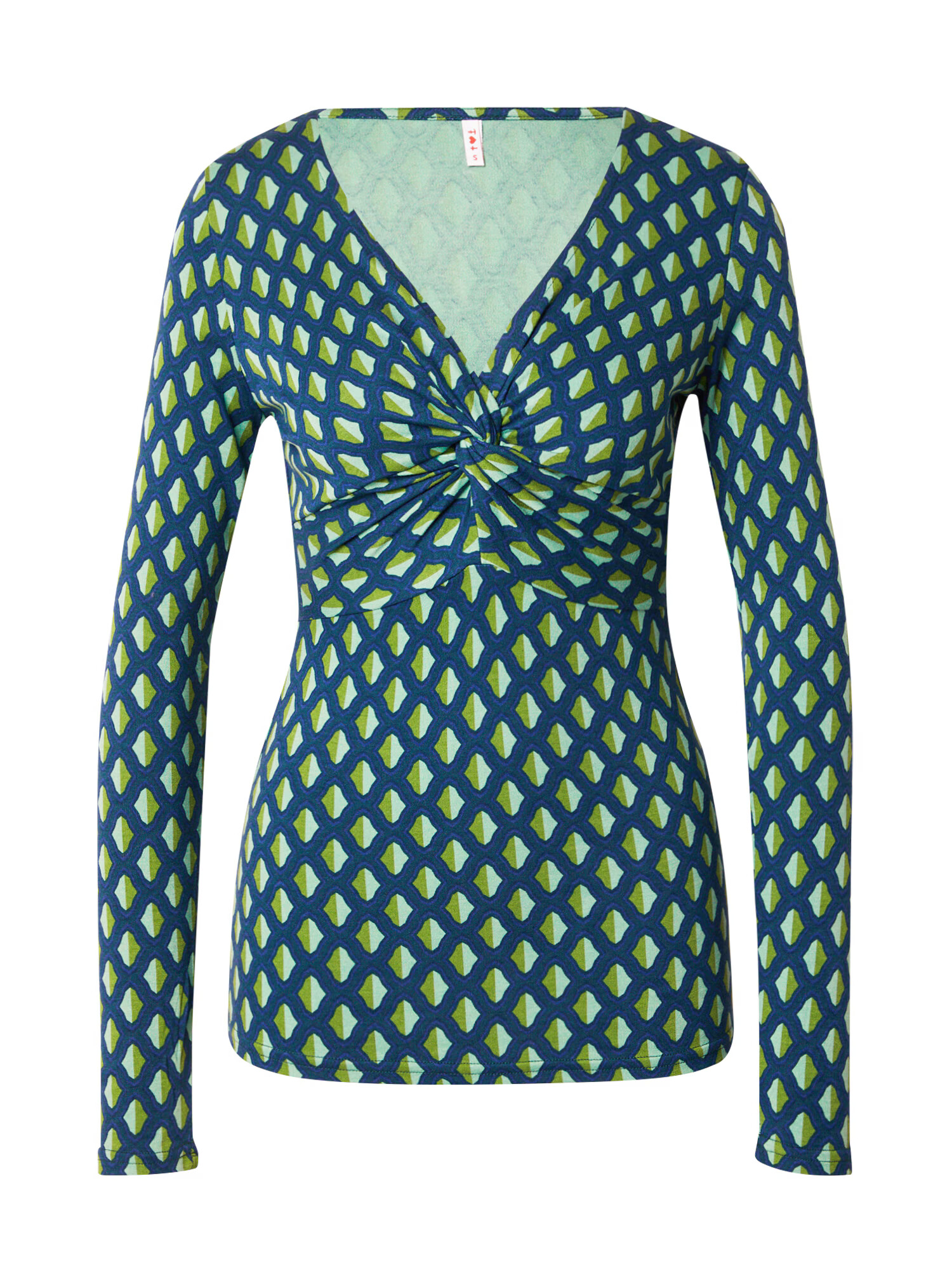 Blutsgeschwister Tricou 'Hot Knot' verde smarald / verde mentă - Pled.ro