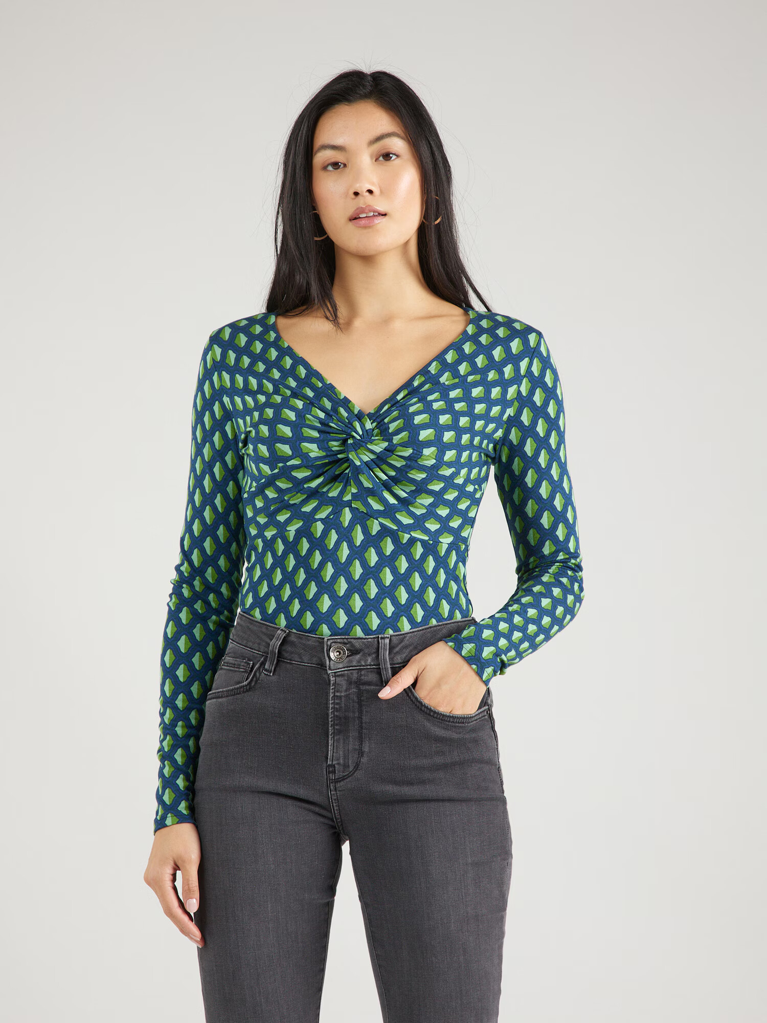 Blutsgeschwister Tricou 'Hot Knot' verde smarald / verde mentă - Pled.ro