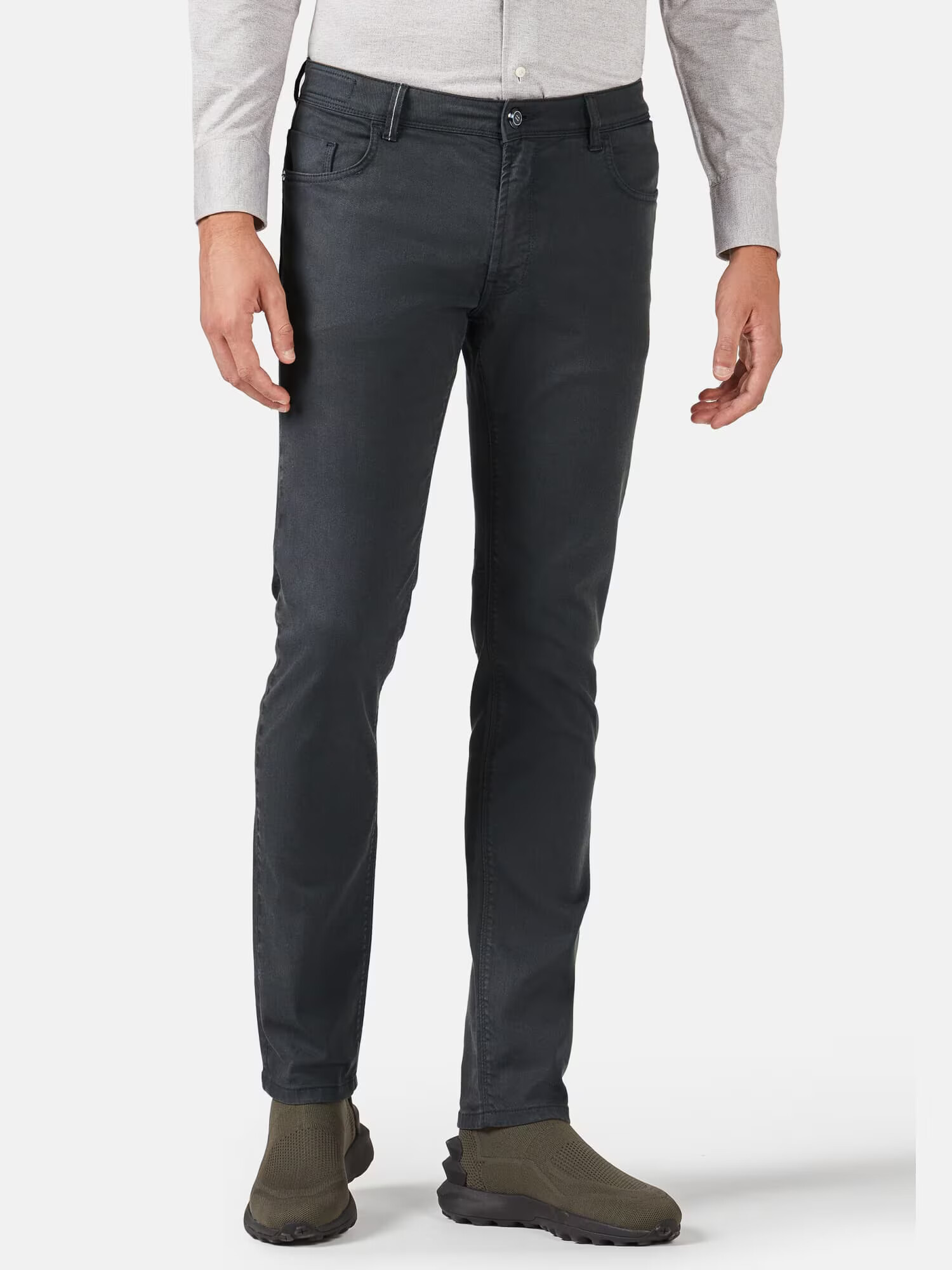 Boggi Milano Jeans gri denim - Pled.ro