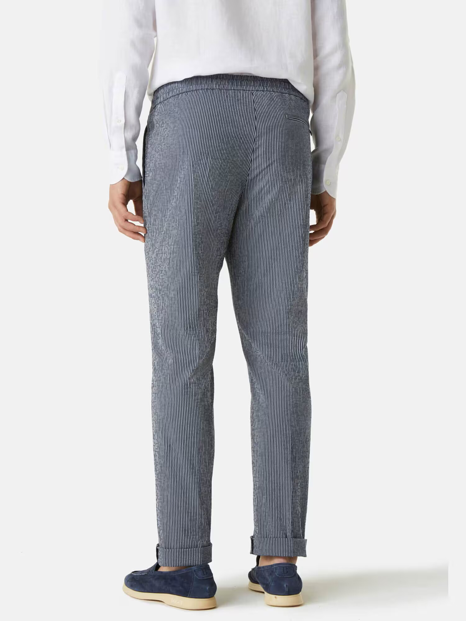 Boggi Milano Pantaloni albastru marin / gri - Pled.ro