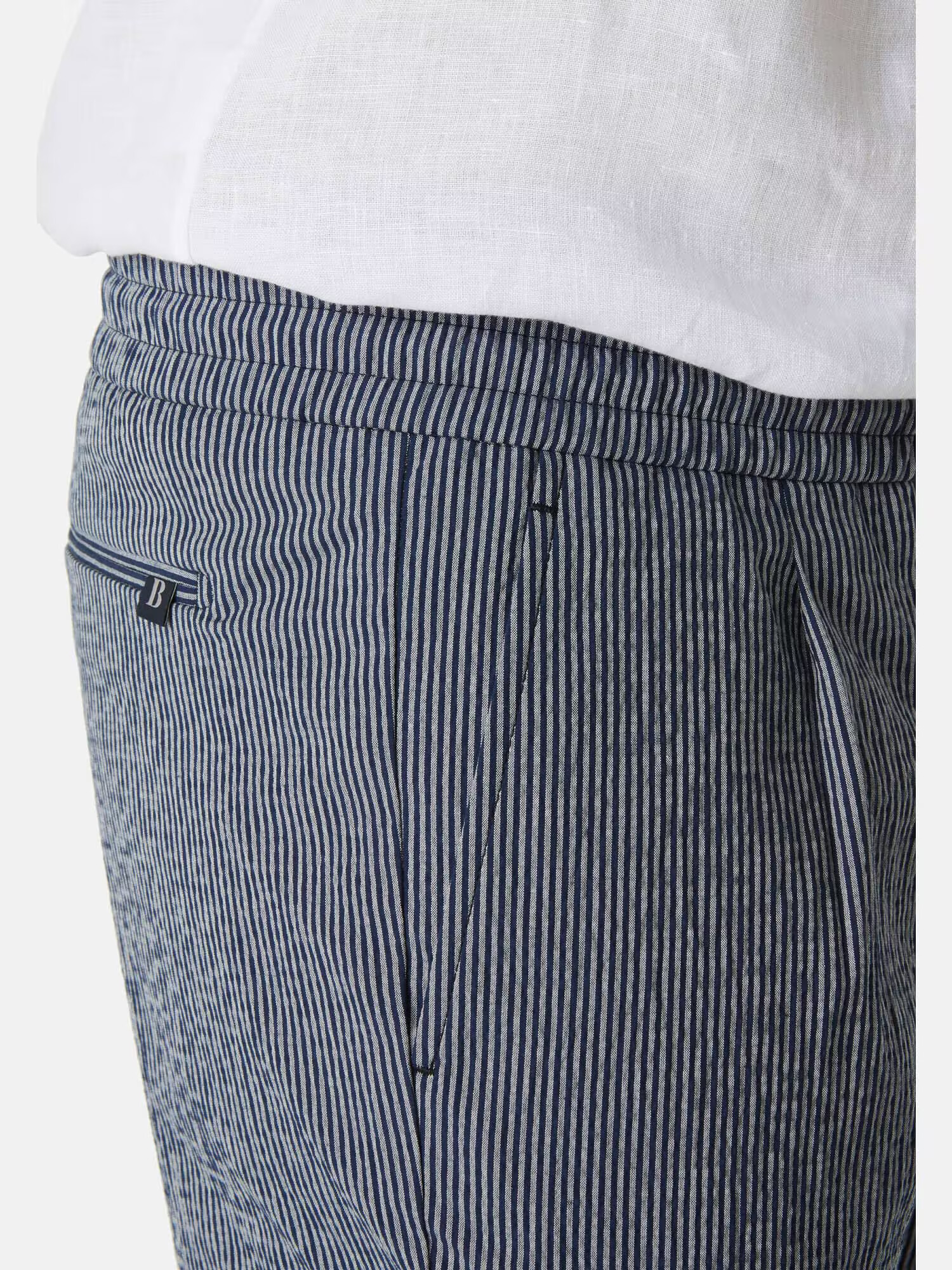 Boggi Milano Pantaloni albastru marin / gri - Pled.ro