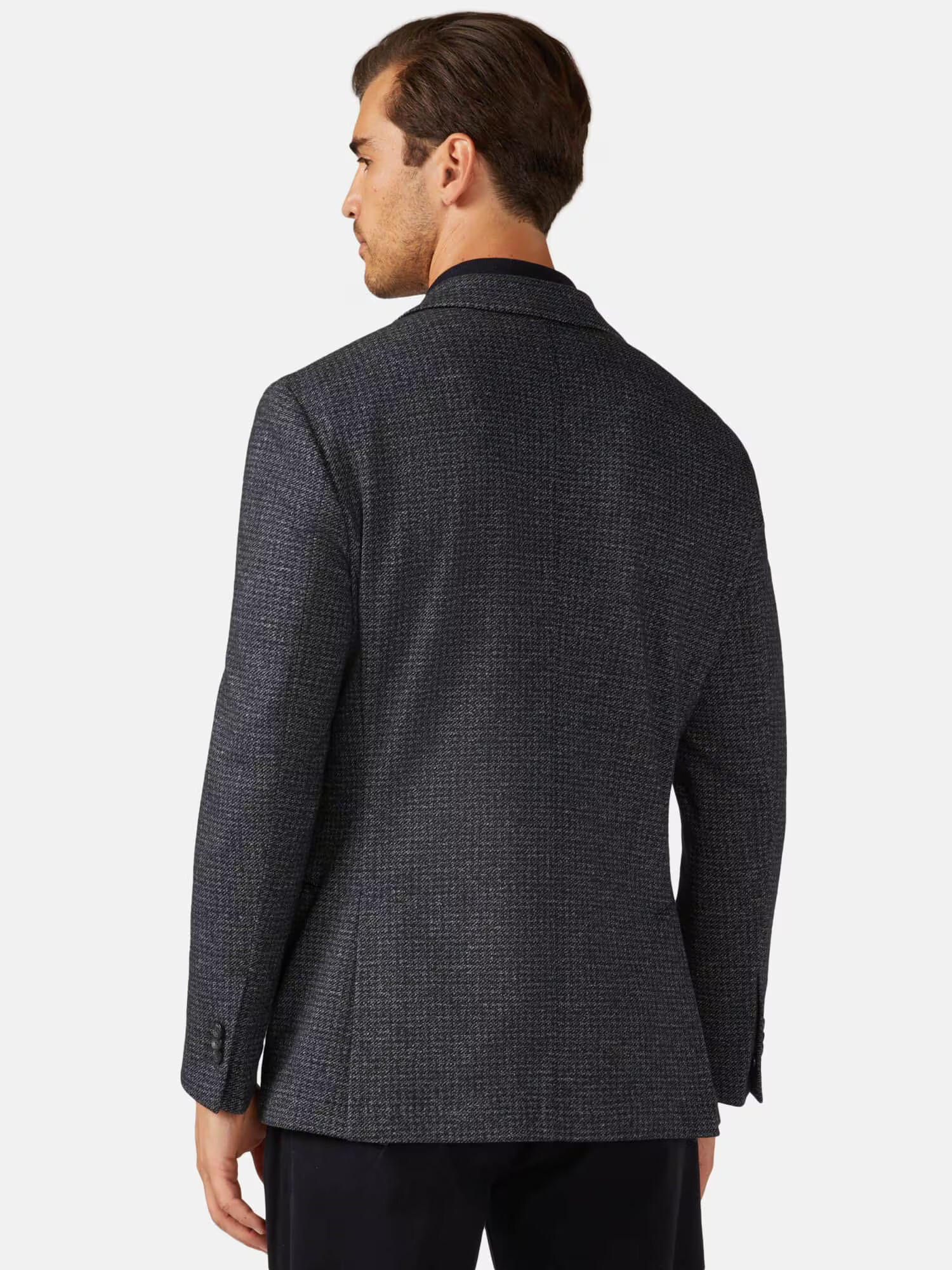 Boggi Milano Sacou 'Houndstooth' albastru - Pled.ro