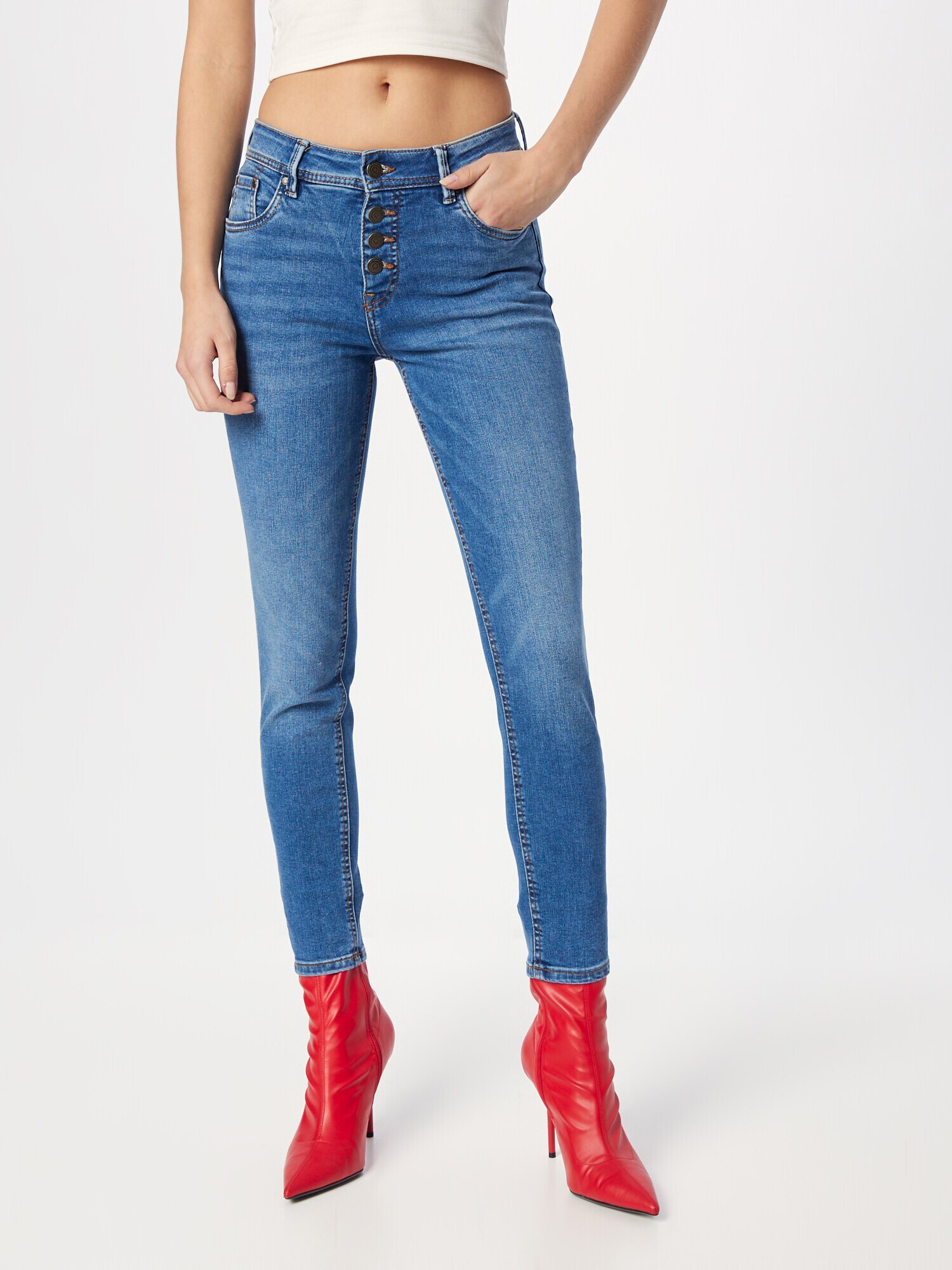 BONOBO Jeans albastru denim - Pled.ro