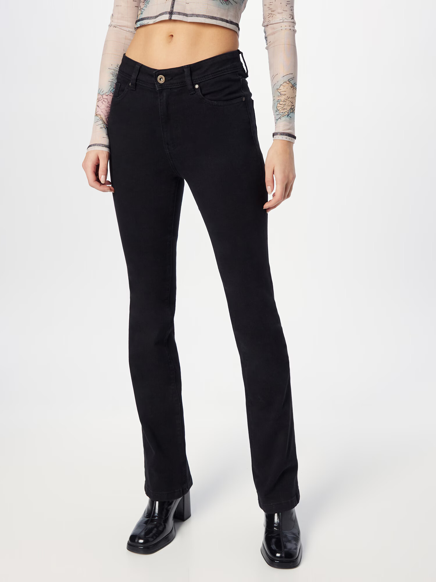 BONOBO Jeans negru denim - Pled.ro