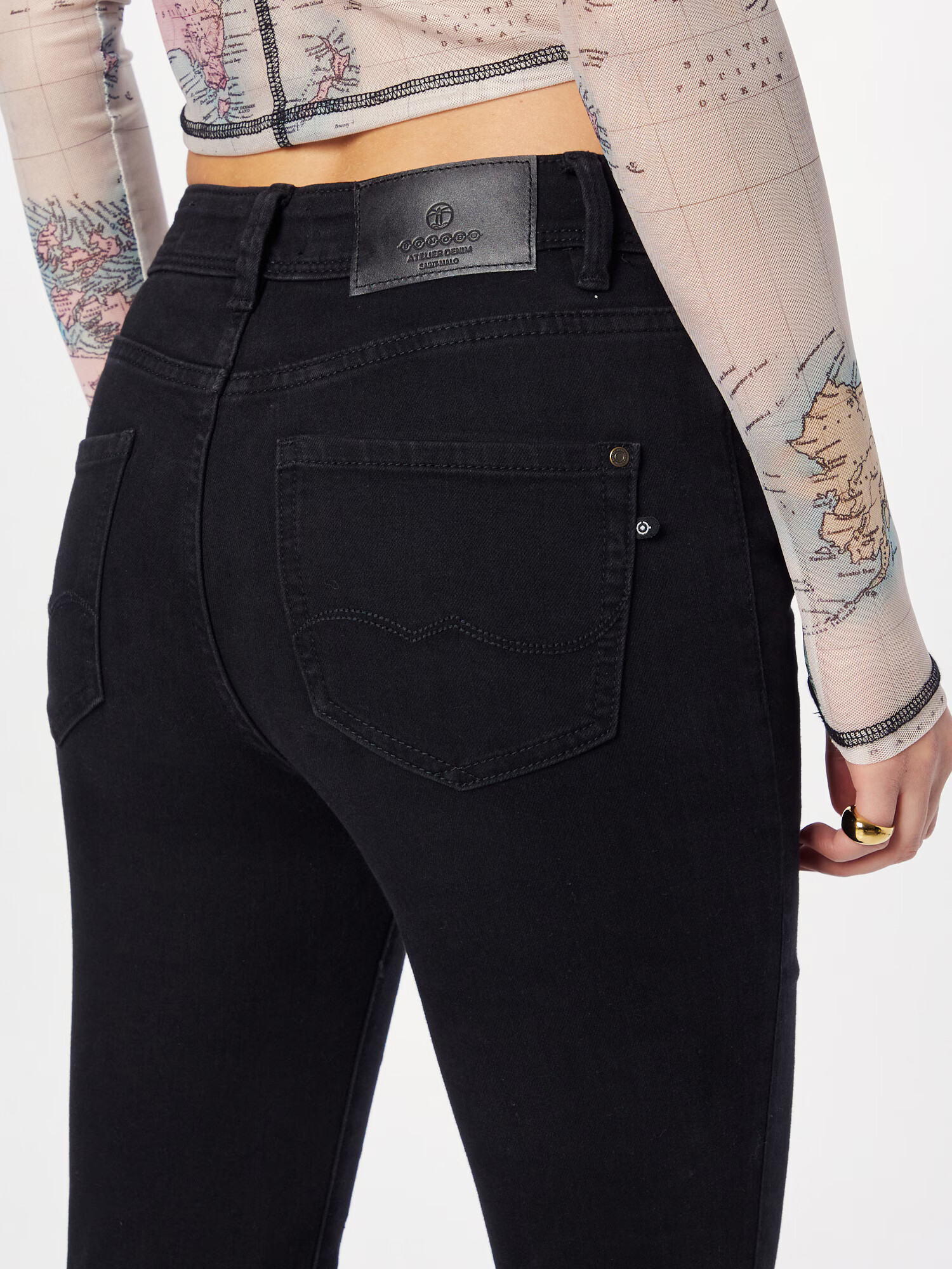 BONOBO Jeans negru denim - Pled.ro