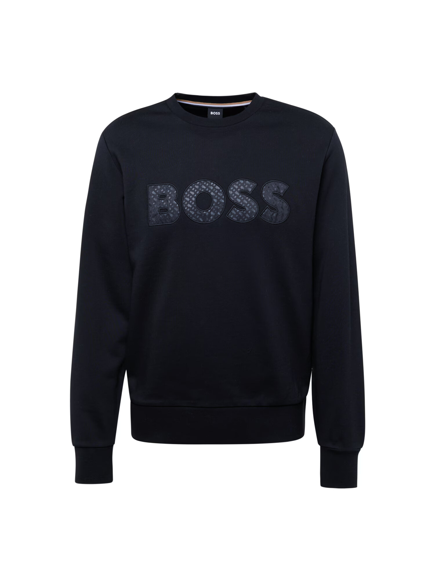 BOSS Black Bluză de molton 'Soleri 01' gri / gri deschis / negru - Pled.ro