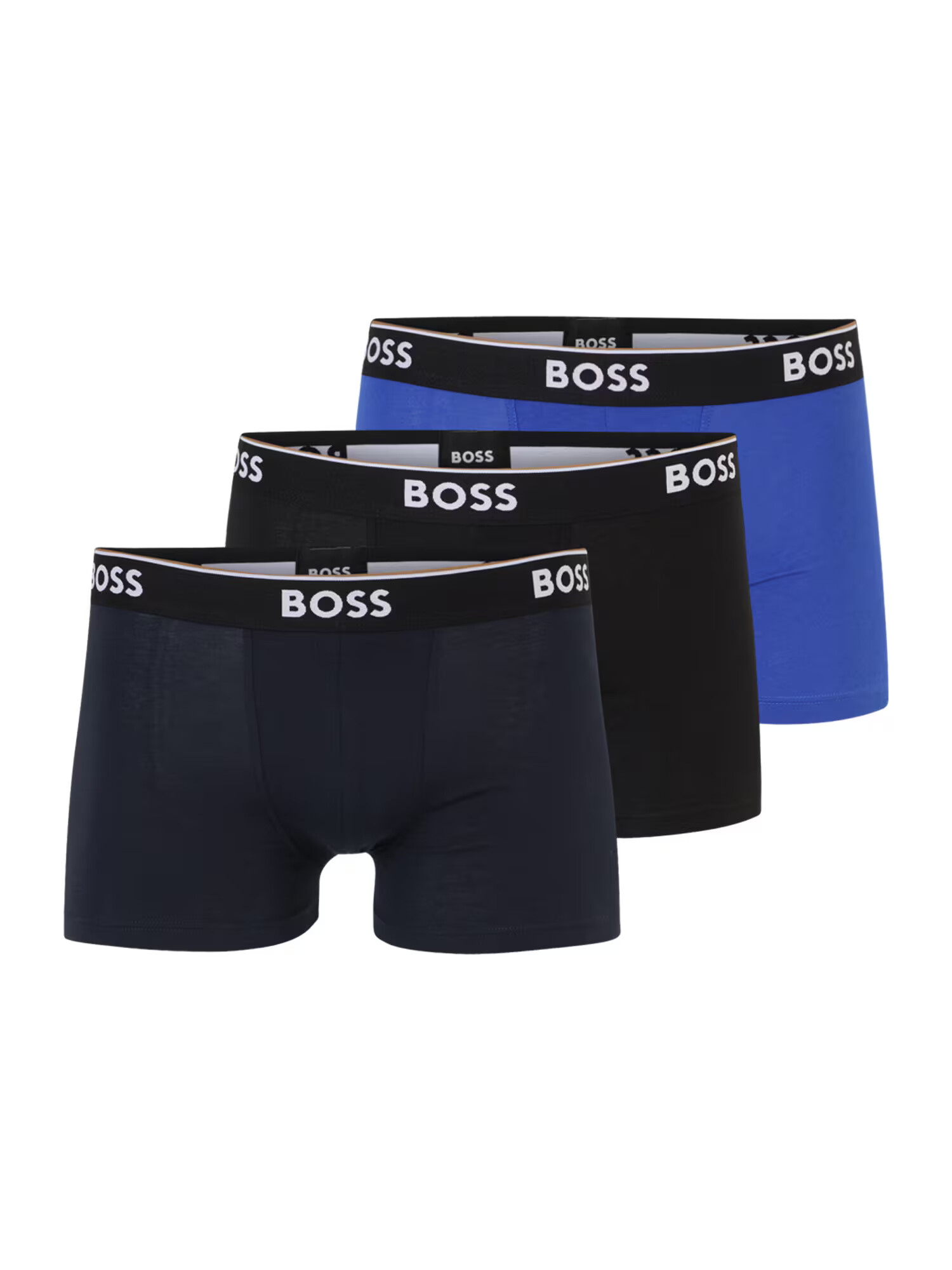 BOSS Black Boxeri albastru / albastru cobalt / negru / alb - Pled.ro