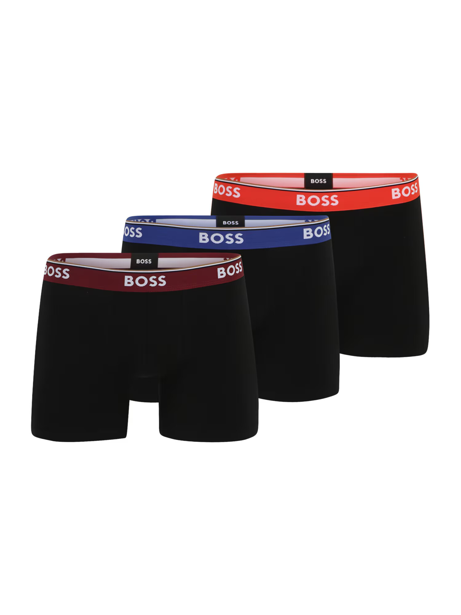 BOSS Black Boxeri albastru / albastru noapte / roșu burgundy / alb - Pled.ro