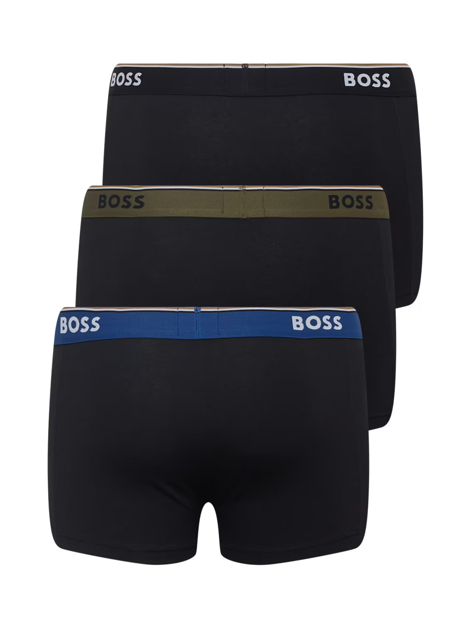 BOSS Black Boxeri albastru / kaki / negru / alb - Pled.ro