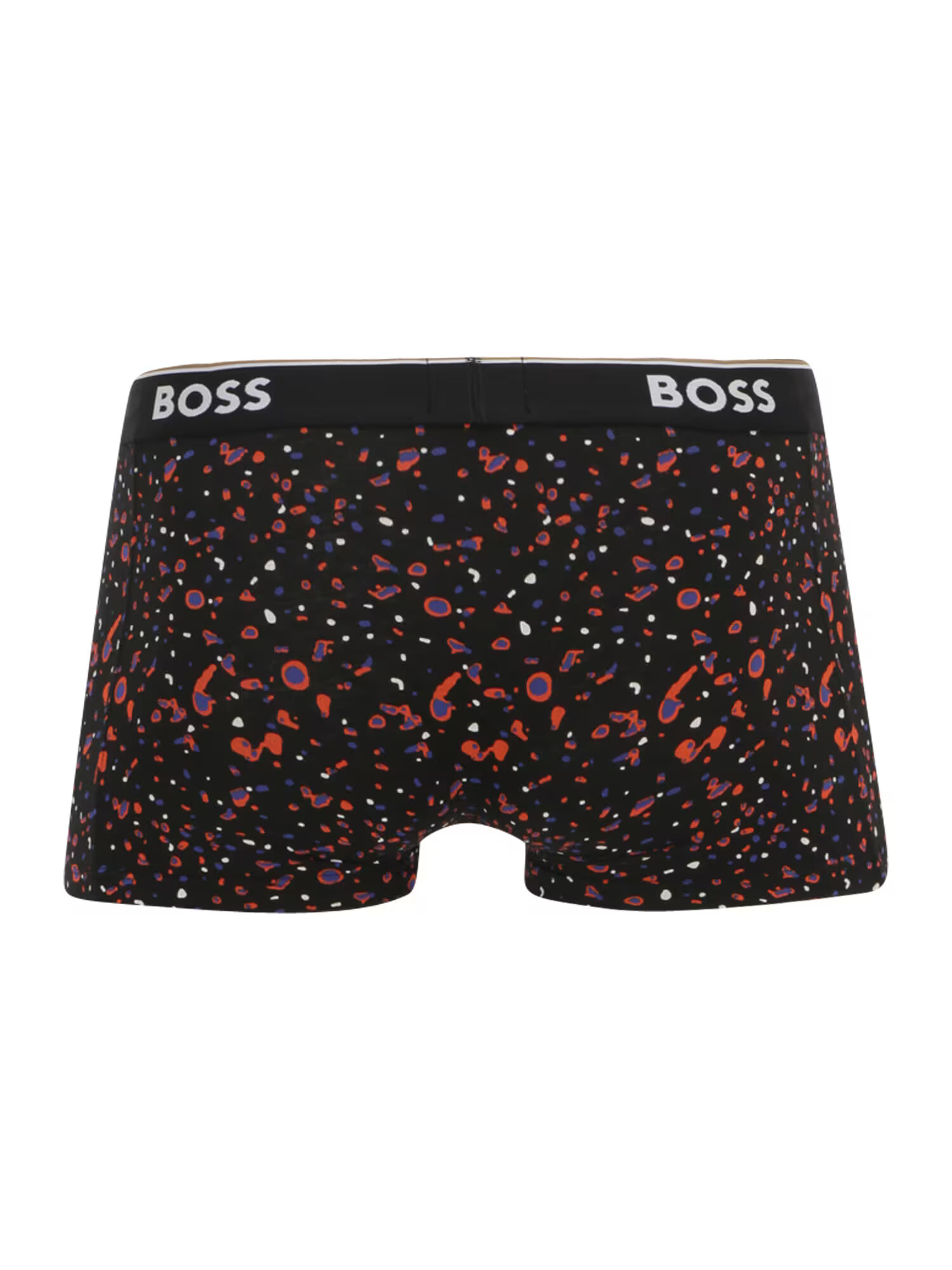 BOSS Black Boxeri albastru regal / portocaliu închis / negru / alb - Pled.ro