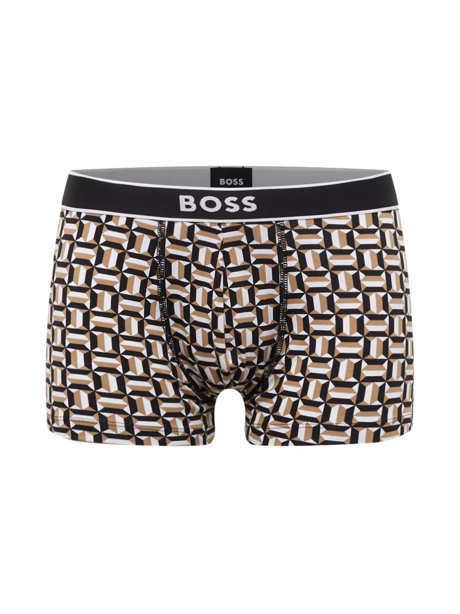 BOSS Black Boxeri oliv / negru / alb - Pled.ro