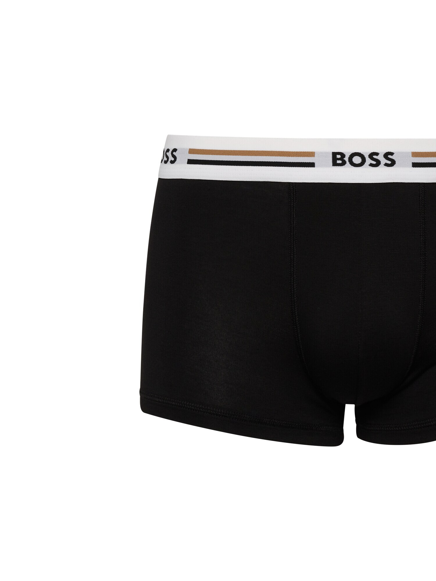 BOSS Black Boxeri 'Responsible' maro deschis / negru / alb - Pled.ro