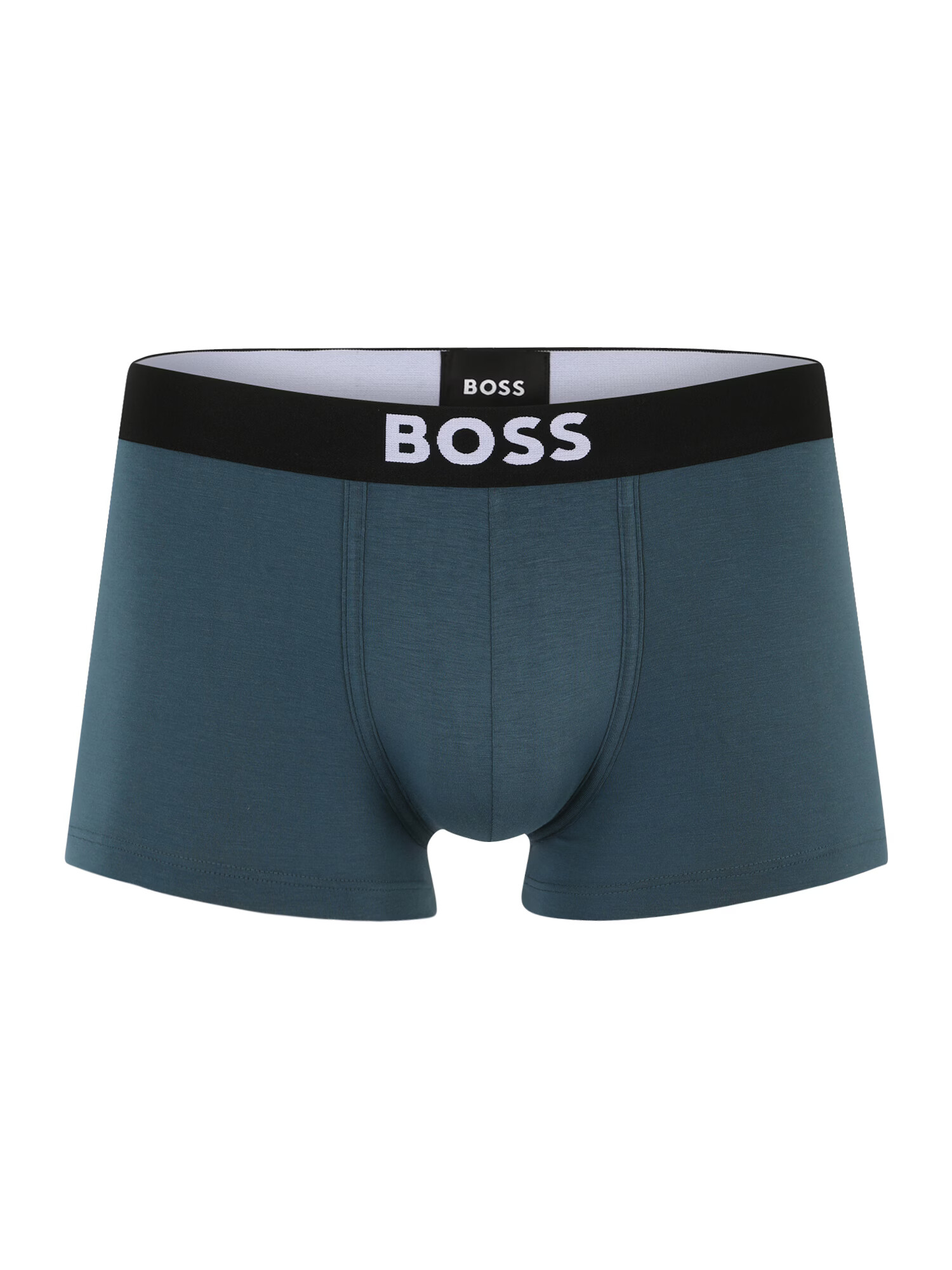 BOSS Black Boxeri 'Trunk ID' verde petrol / negru / alb - Pled.ro