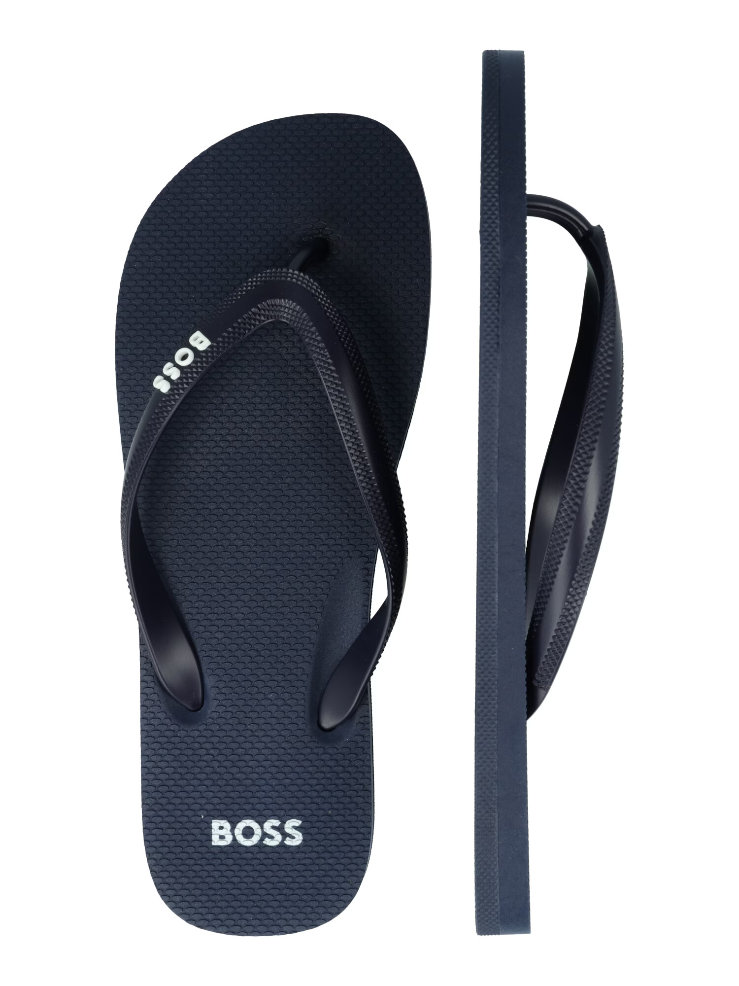 BOSS Black Flip-flops 'Tracy' bleumarin / alb - Pled.ro