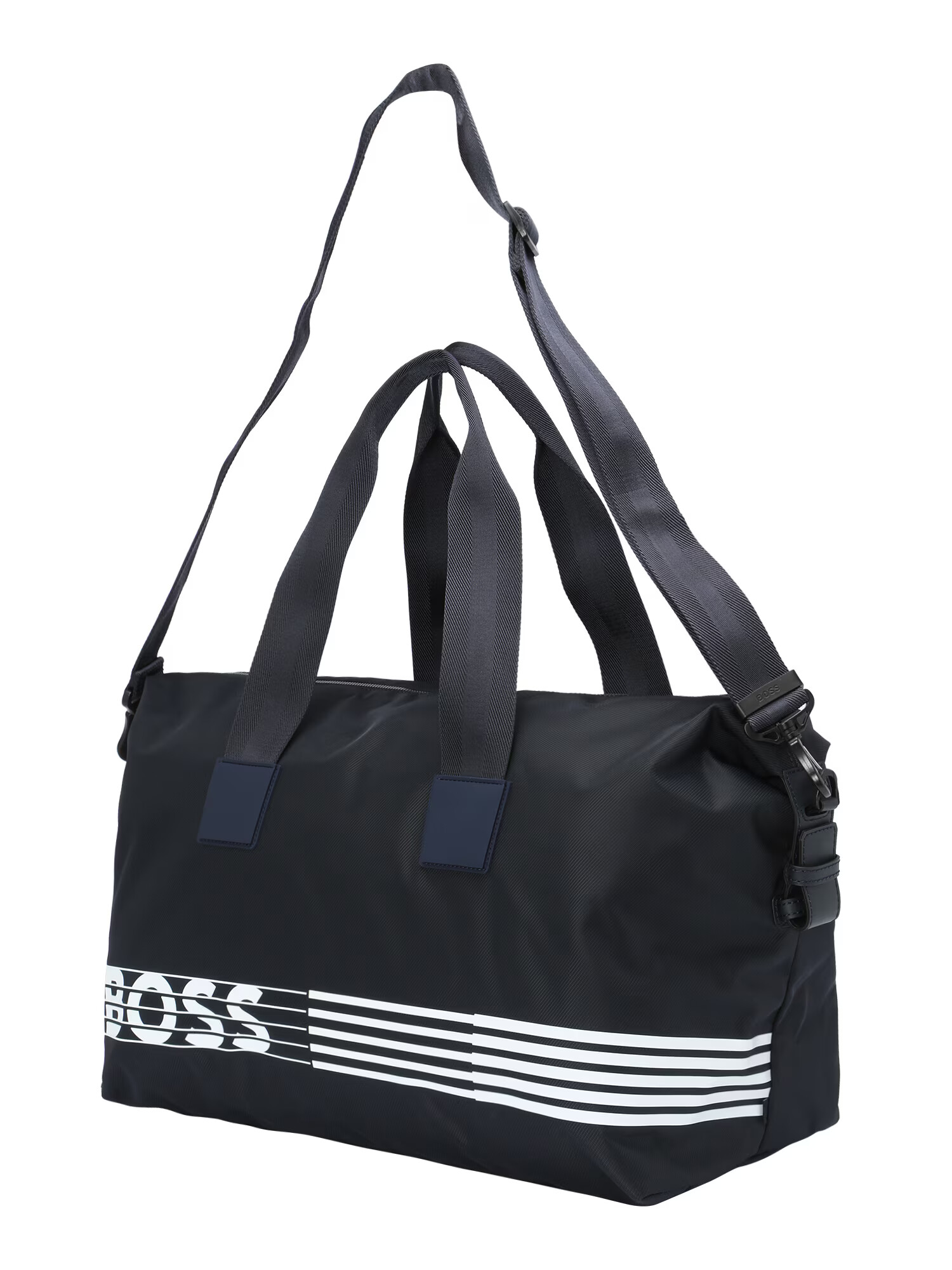 BOSS Black Geantă de weekend bleumarin / alb - Pled.ro