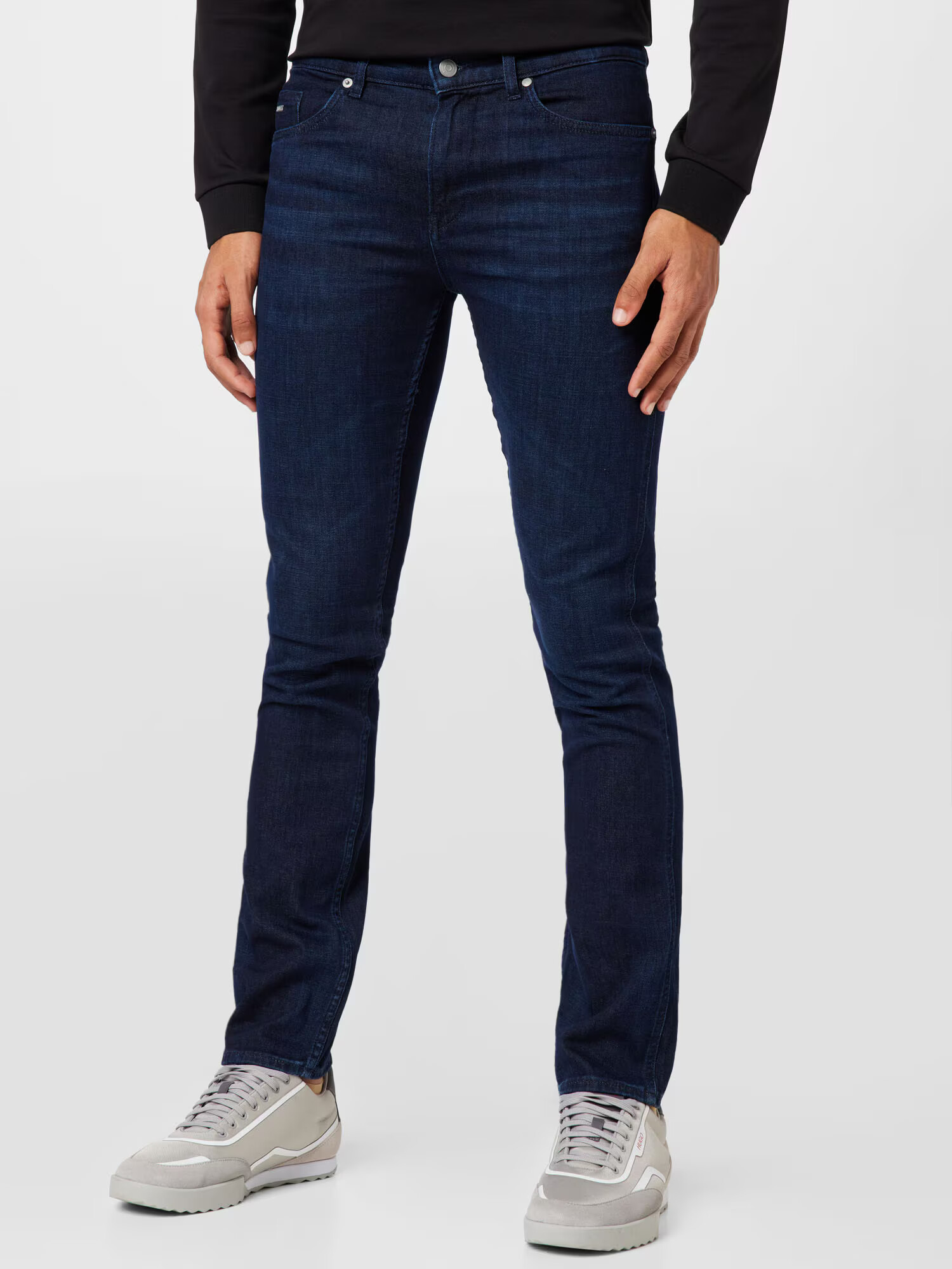 BOSS Black Jeans 'Delaware' albastru închis - Pled.ro