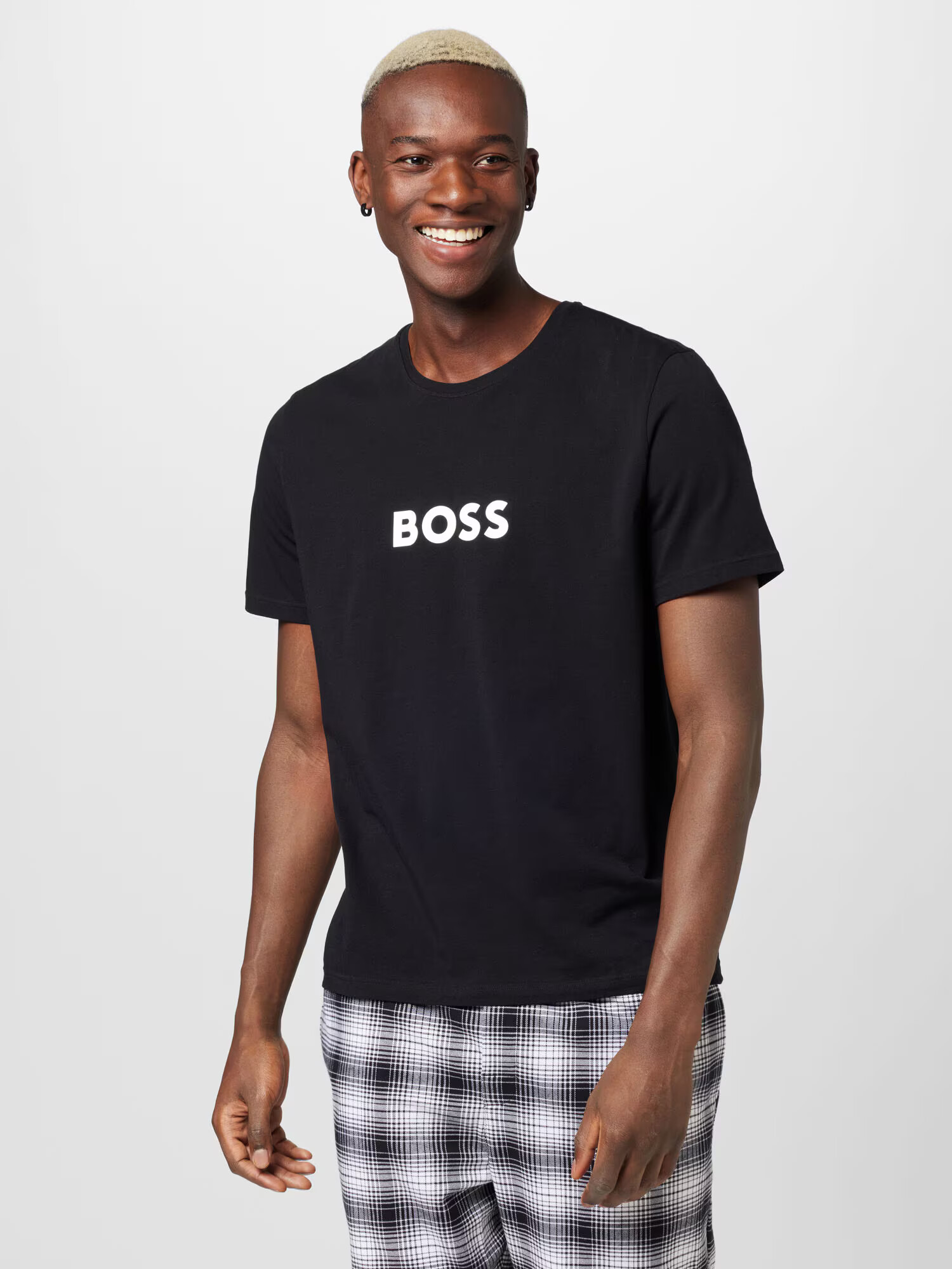 BOSS Black Maiou 'Easy' negru / alb - Pled.ro