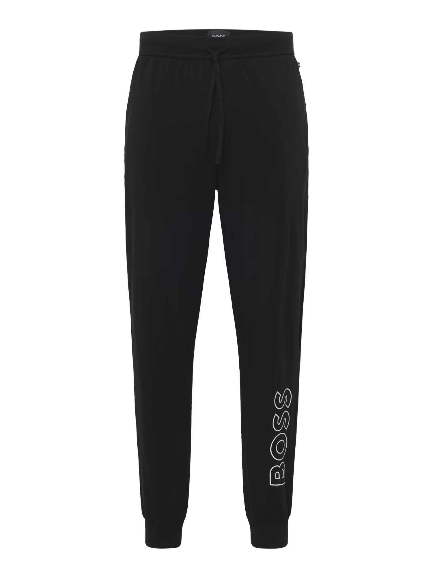 BOSS Black Pantaloni de pijama 'Identity' negru / alb - Pled.ro