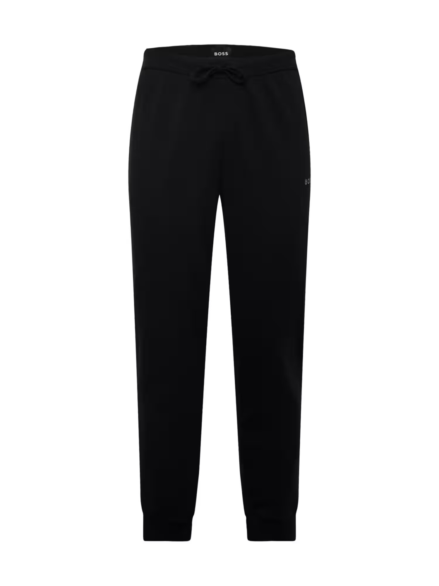 BOSS Black Pantaloni de pijama 'Waffle' gri / negru - Pled.ro