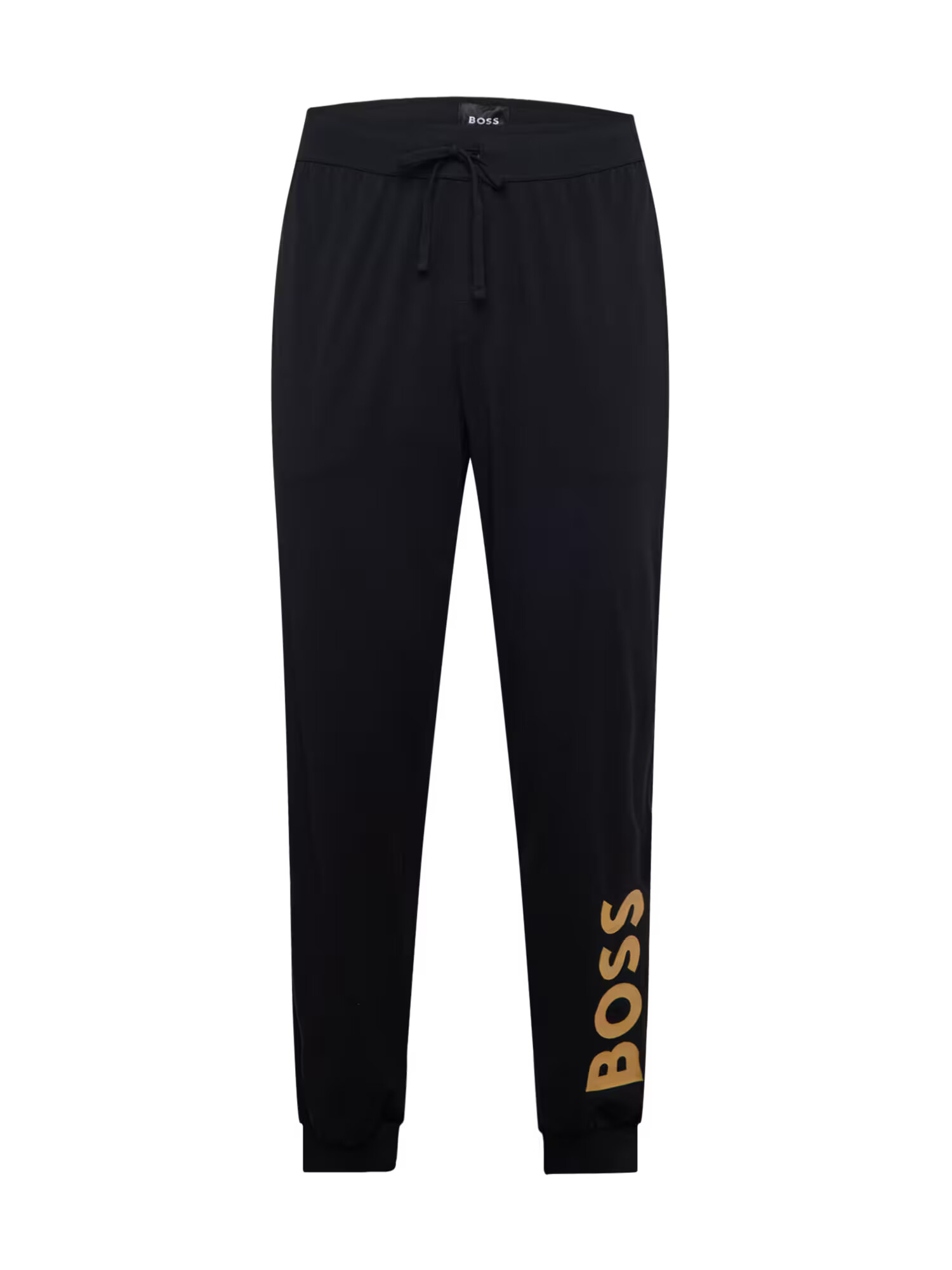 BOSS Black Pantaloni galben auriu / negru - Pled.ro