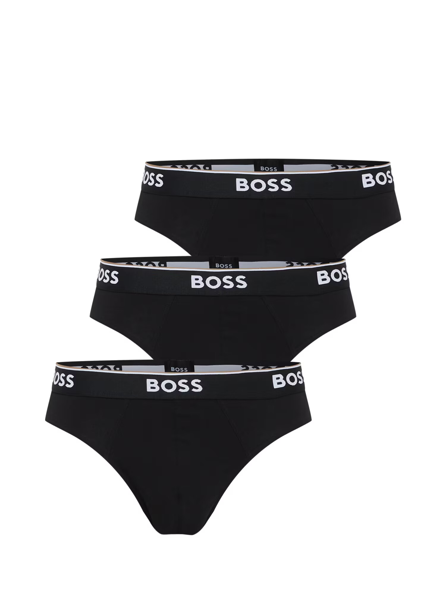 BOSS Orange Slip 'BRIEF 3P POWER' bej / negru / alb - Pled.ro