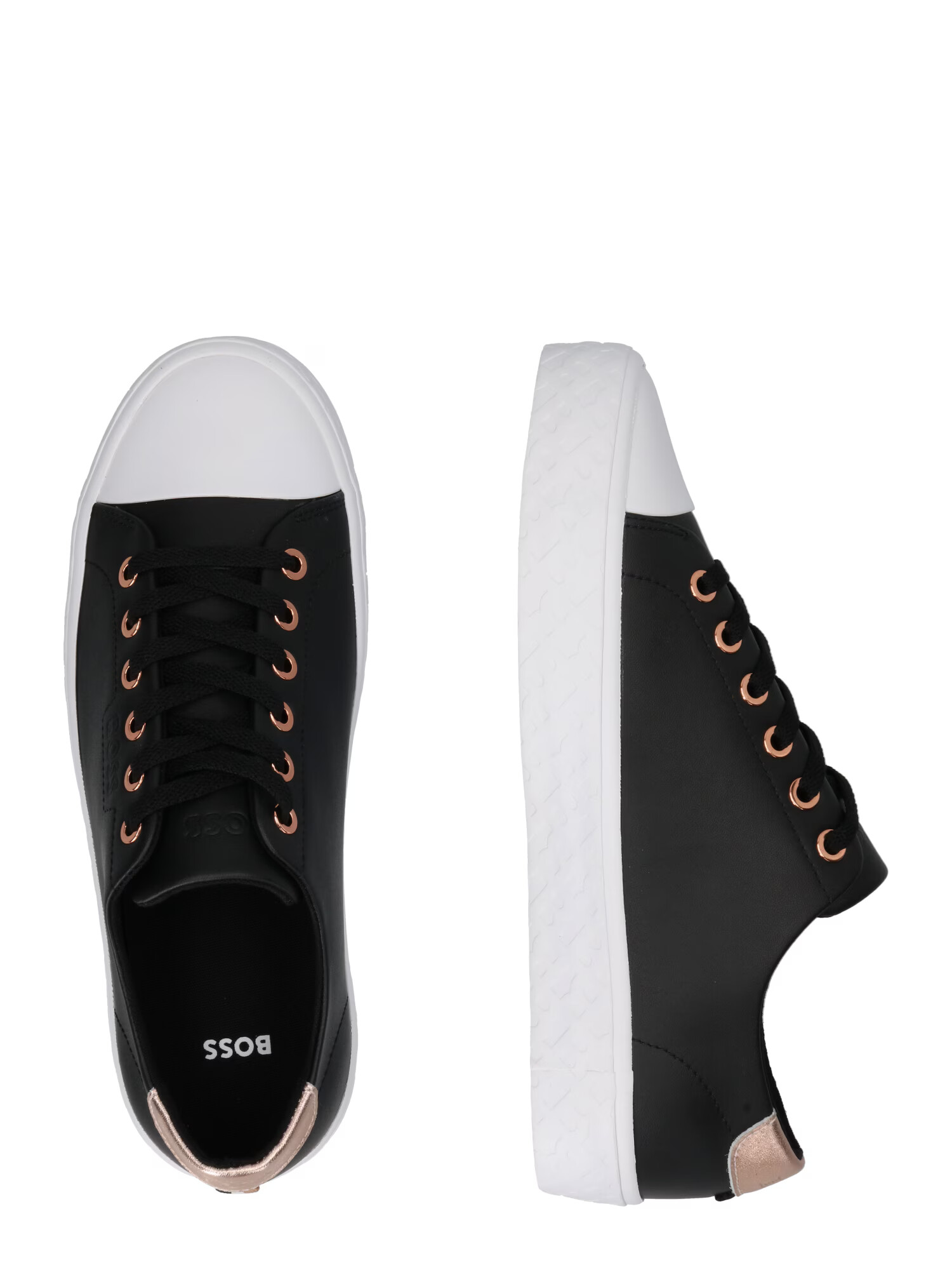 BOSS Black Sneaker low 'Aiden' negru / alb - Pled.ro