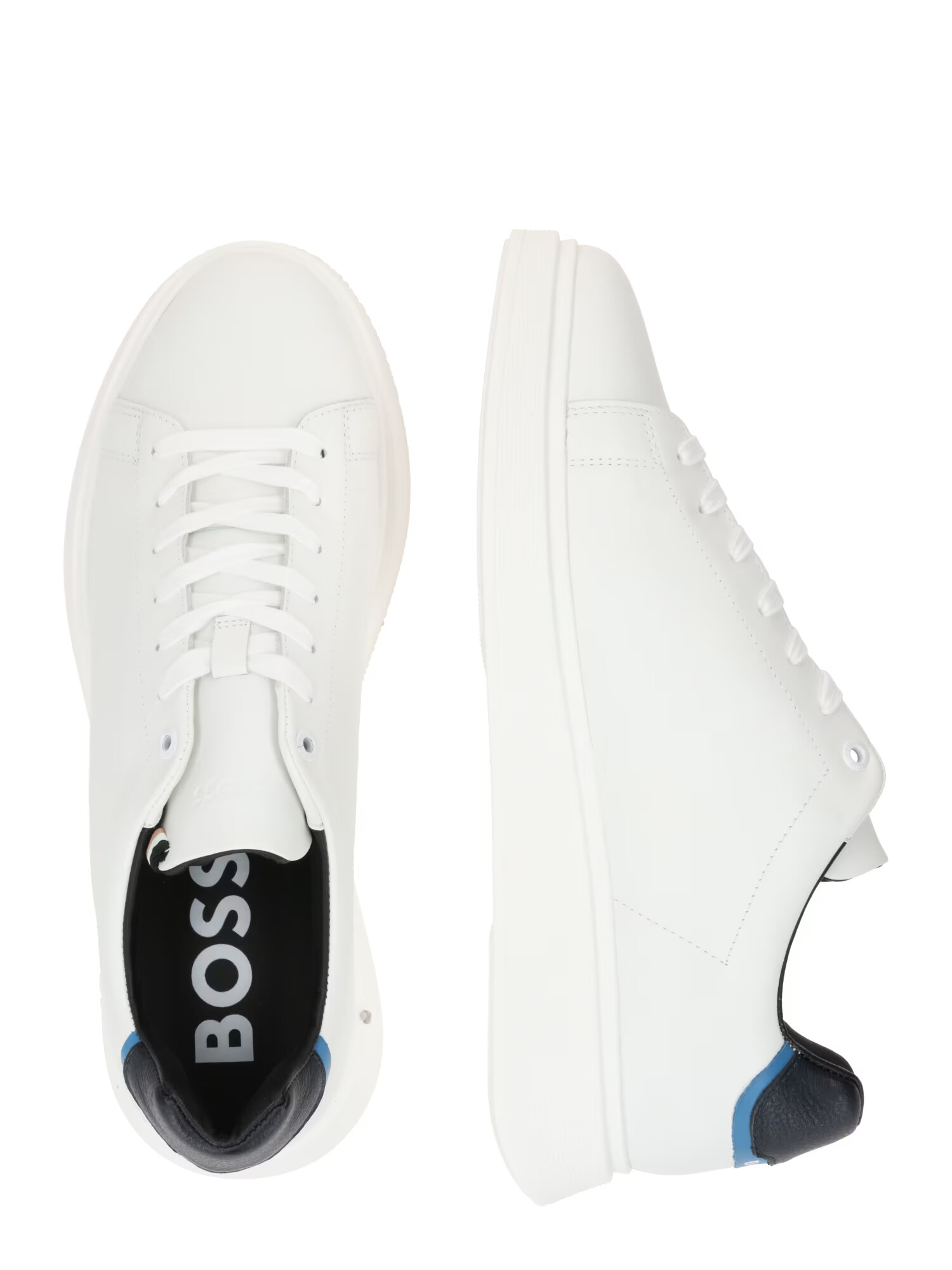 BOSS Black Sneaker low 'Bulton' albastru / negru / alb - Pled.ro