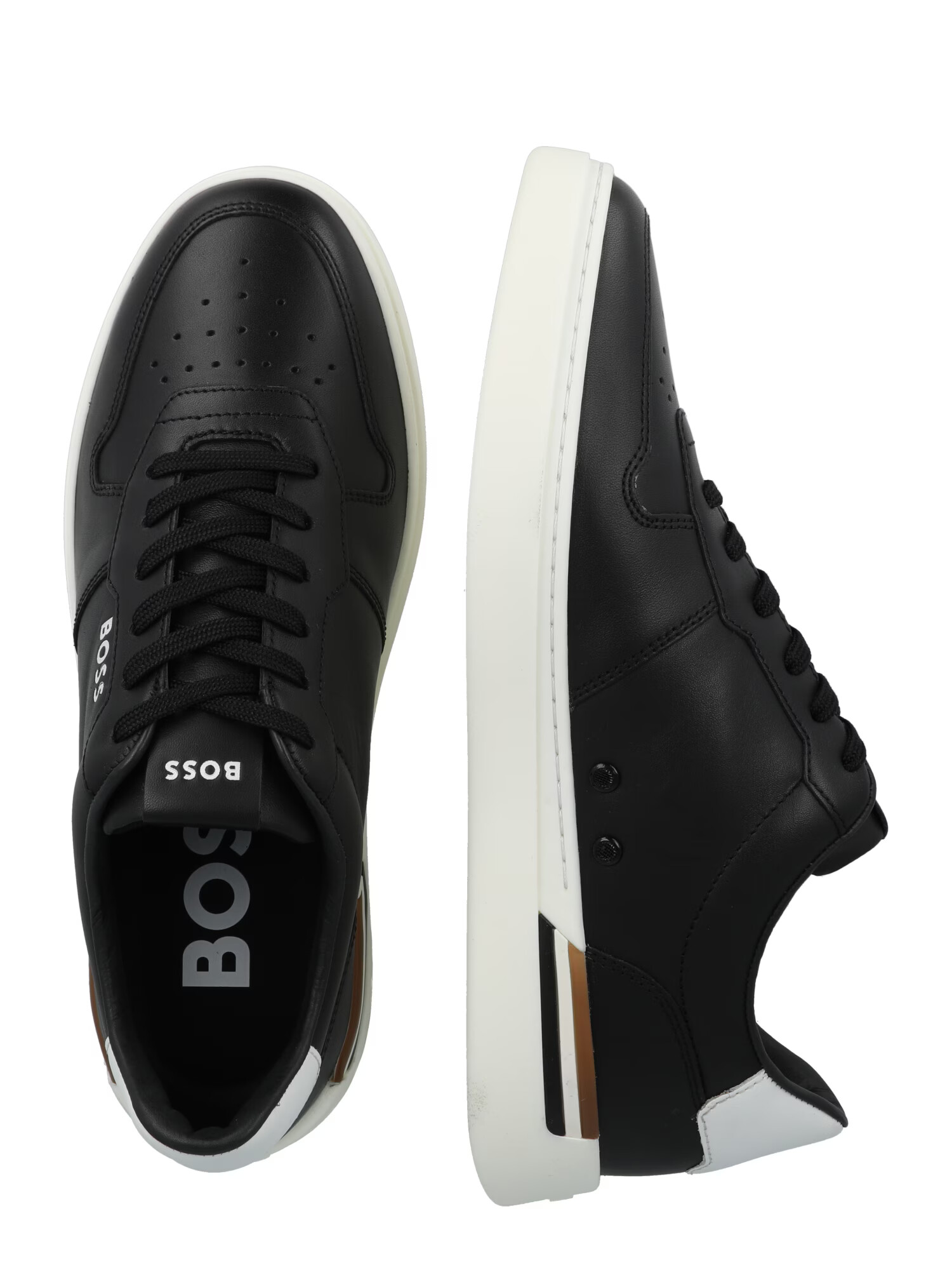 BOSS Black Sneaker low 'Clint Tenn lt' negru / alb - Pled.ro