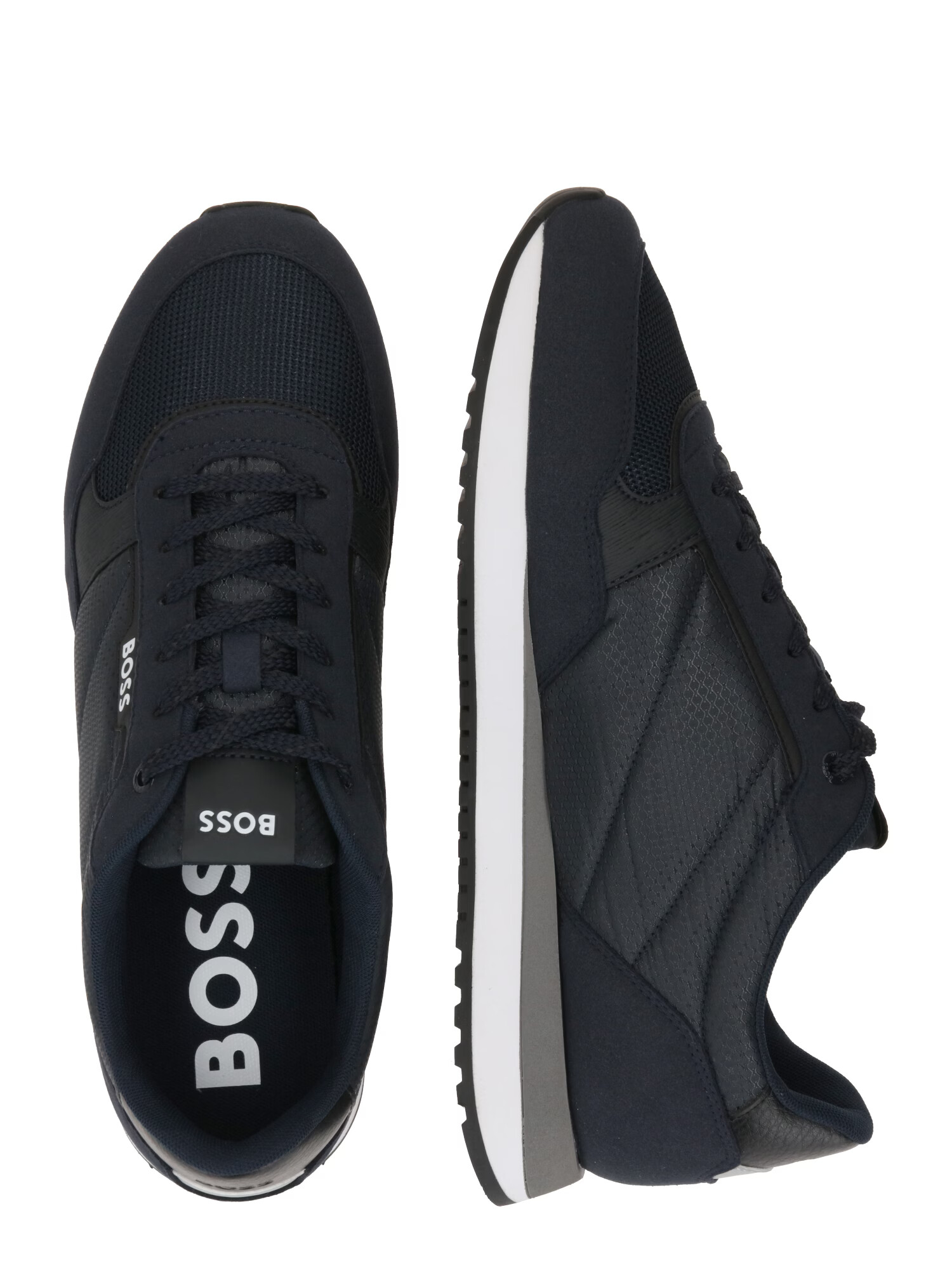 BOSS Black Sneaker low 'Kai' bleumarin / alb murdar - Pled.ro