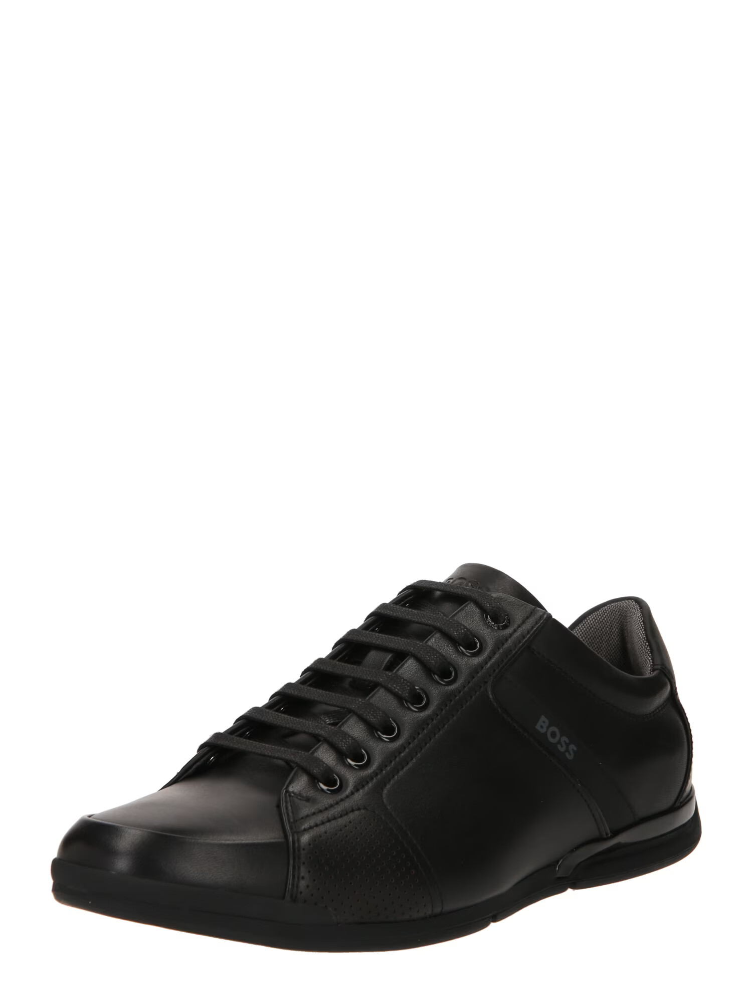 BOSS Black Sneaker low 'Saturn' gri metalic / negru - Pled.ro