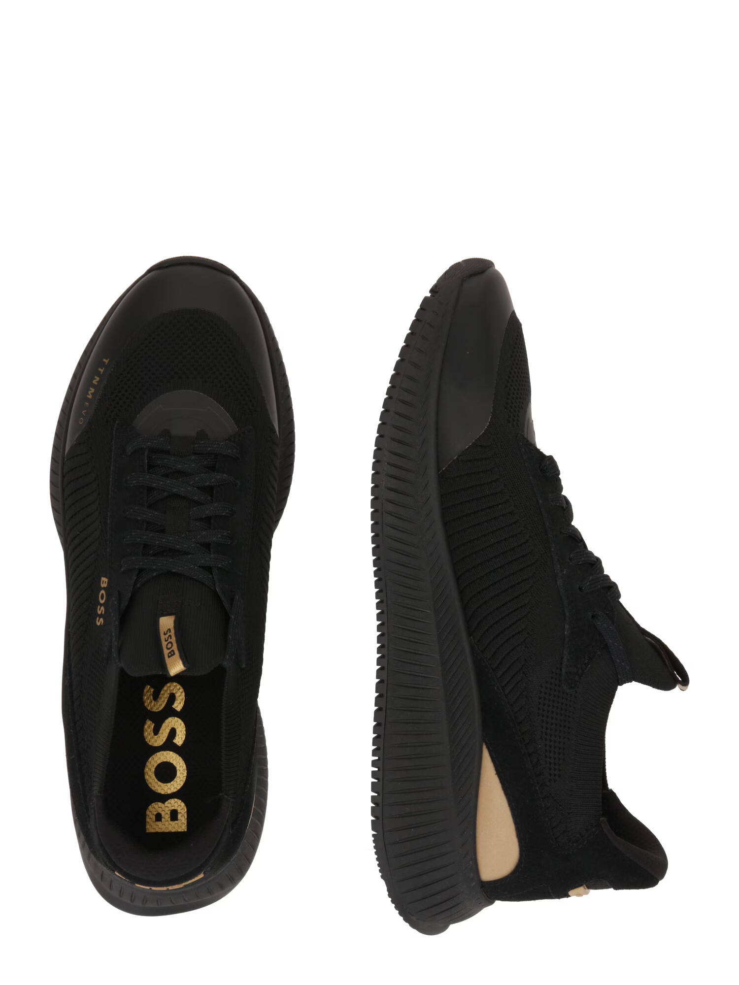 BOSS Black Sneaker low 'Slon' bej deschis / negru - Pled.ro