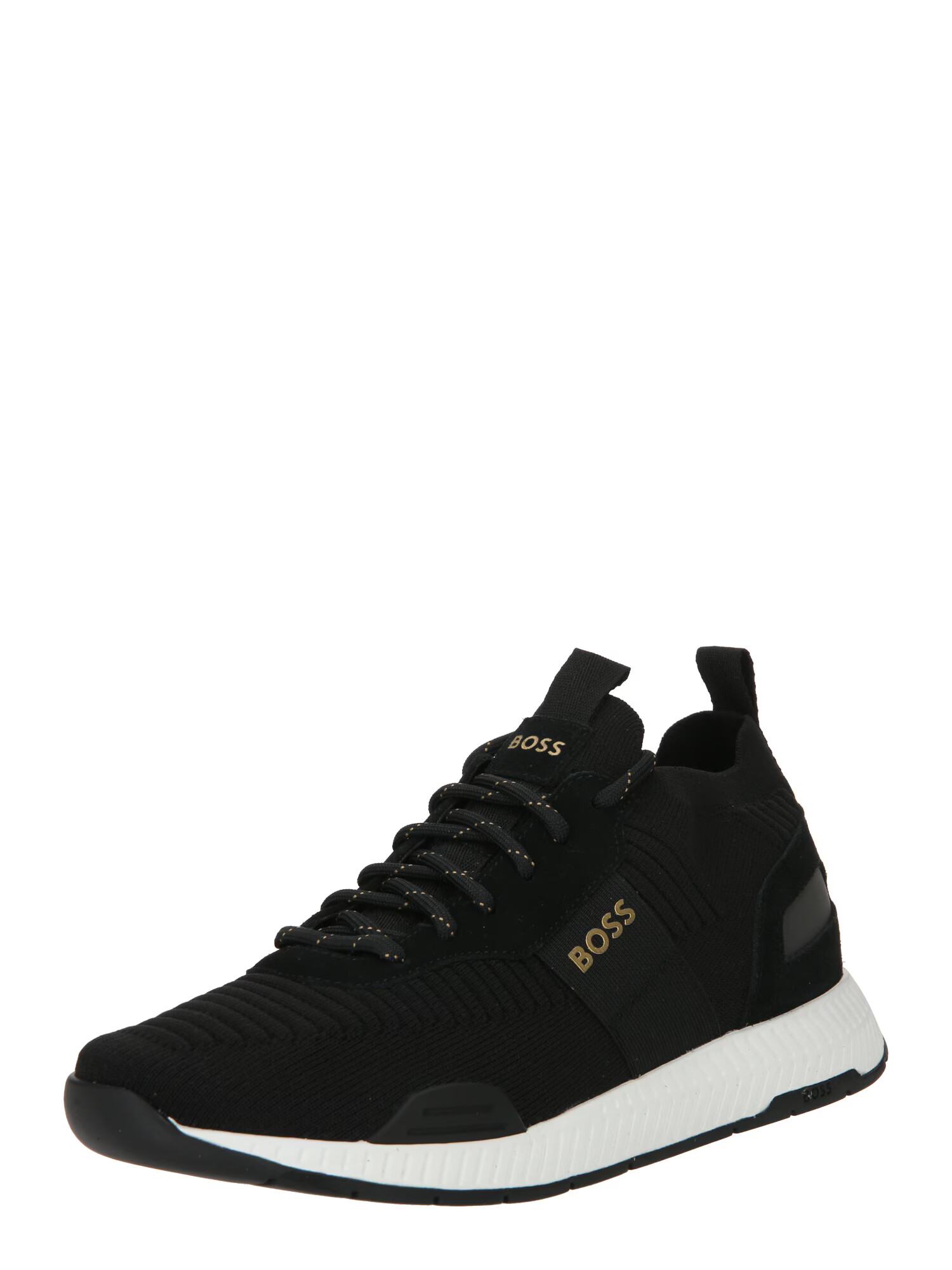 BOSS Black Sneaker low 'Titanium' auriu / negru - Pled.ro