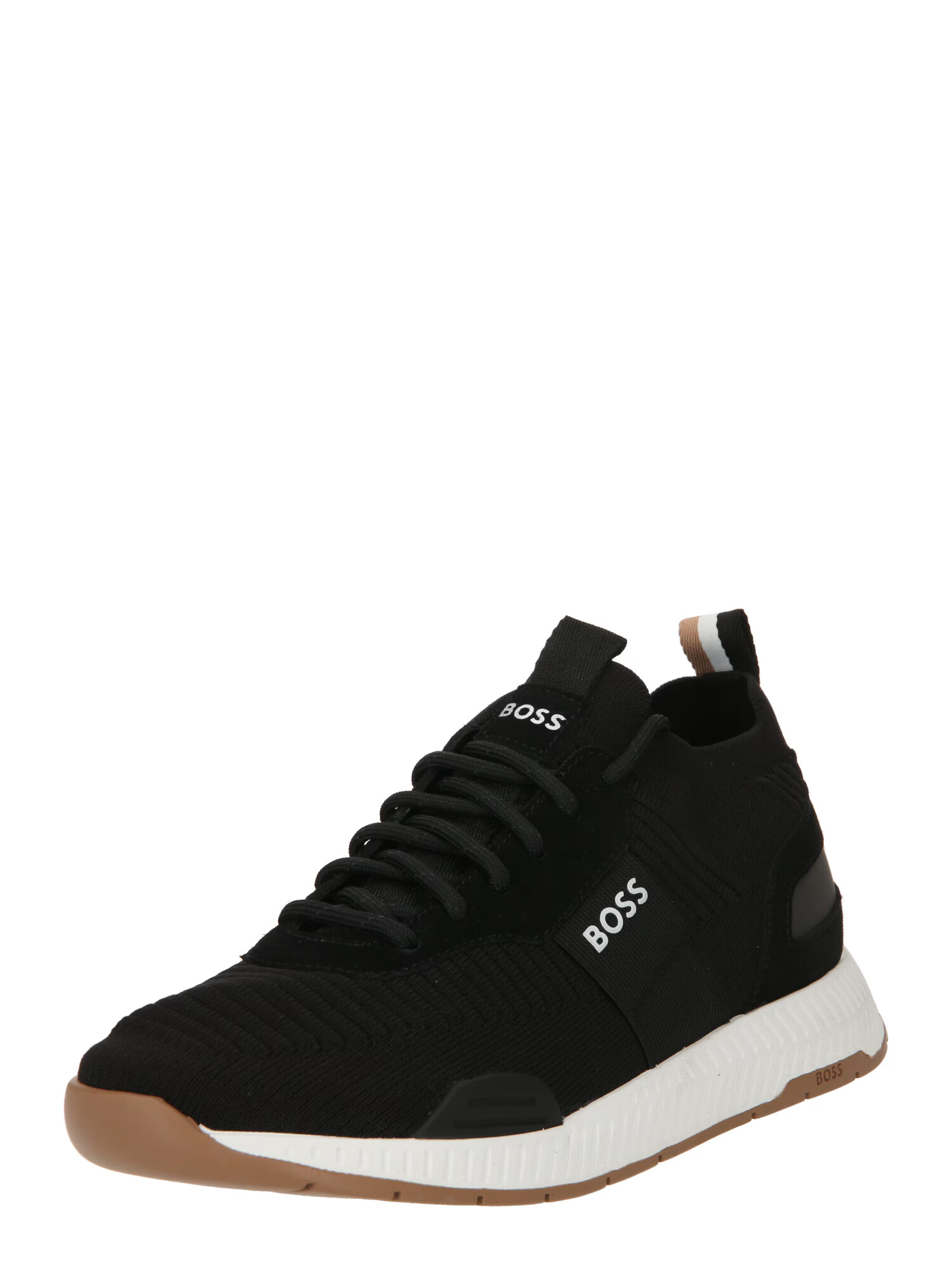 BOSS Black Sneaker low 'Titanium' bej deschis / negru / alb - Pled.ro