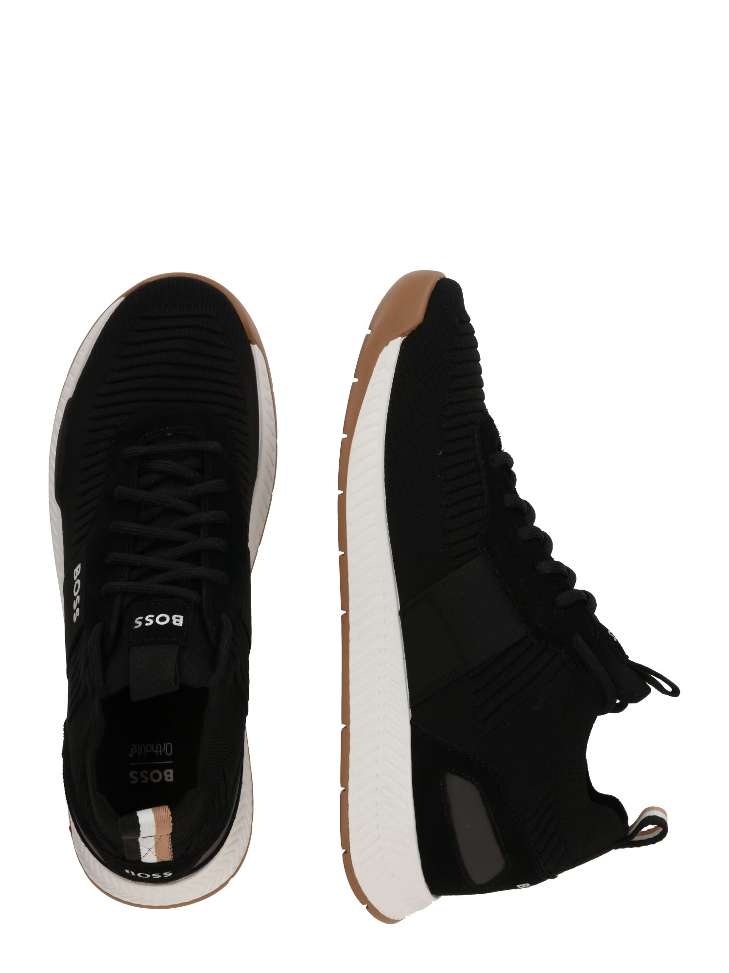 BOSS Black Sneaker low 'Titanium' bej deschis / negru / alb - Pled.ro