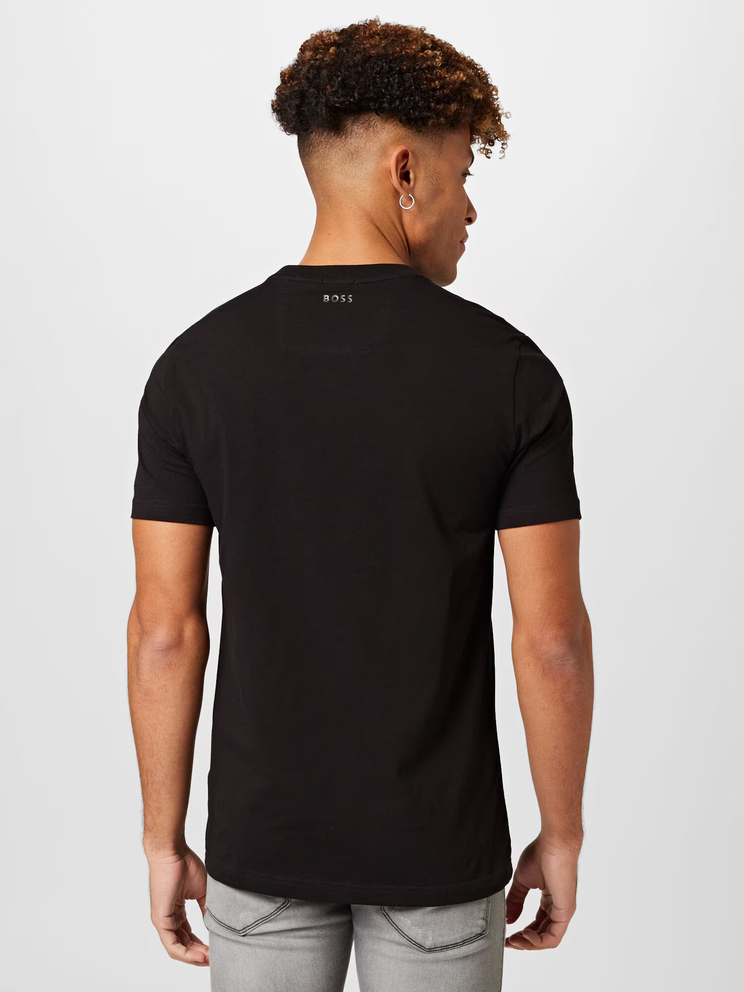 BOSS Green Tricou negru - Pled.ro