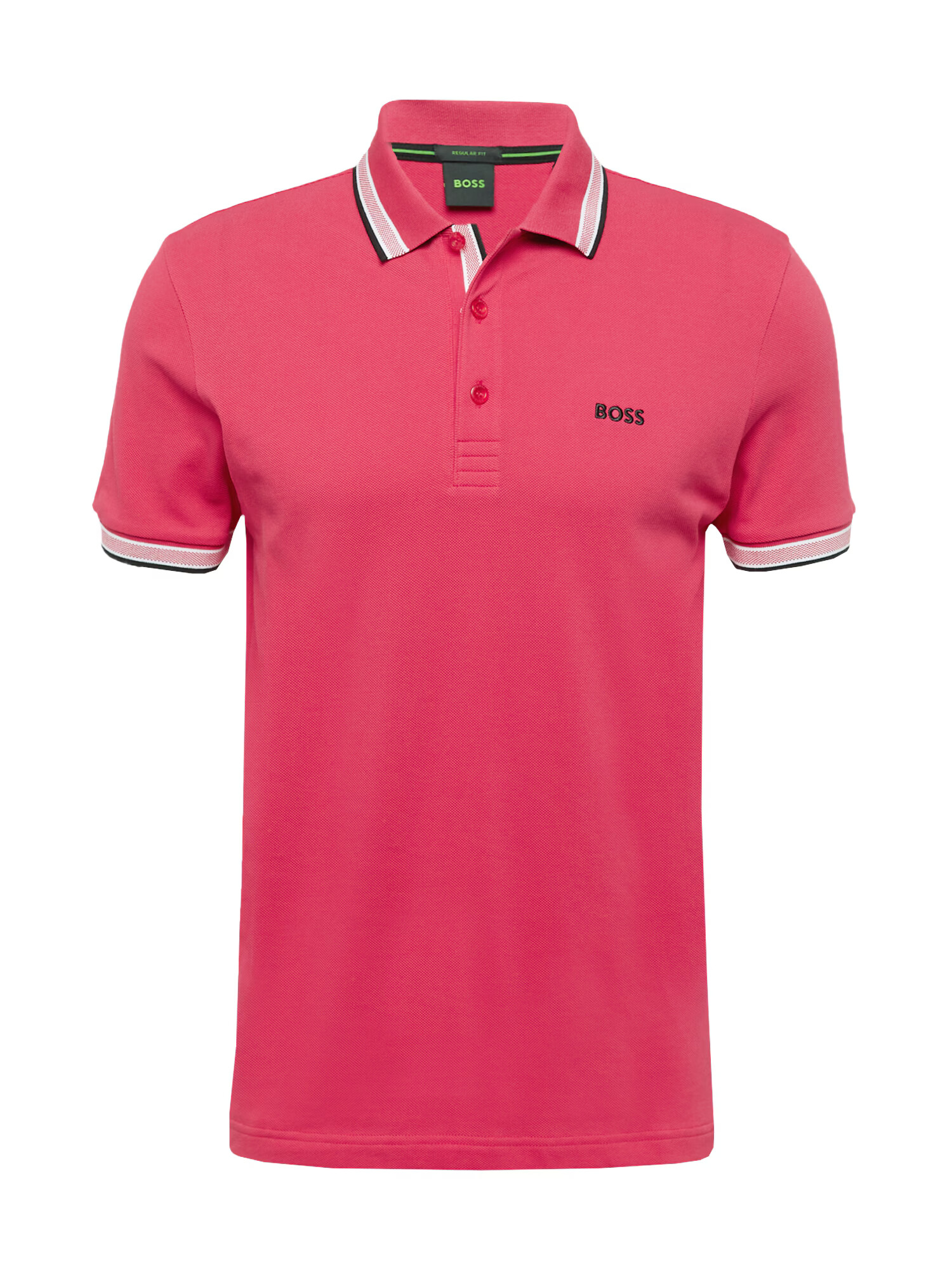 BOSS Green Tricou 'Paddy' fucsia / negru - Pled.ro