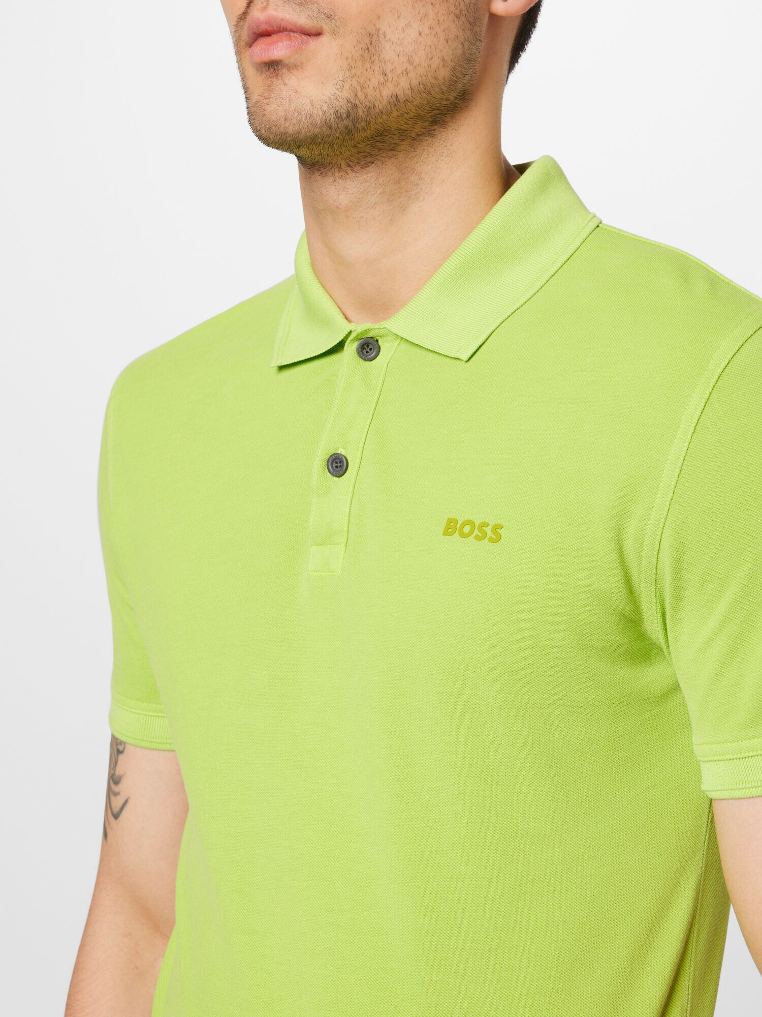 BOSS Orange Tricou 'Prime' verde stuf - Pled.ro