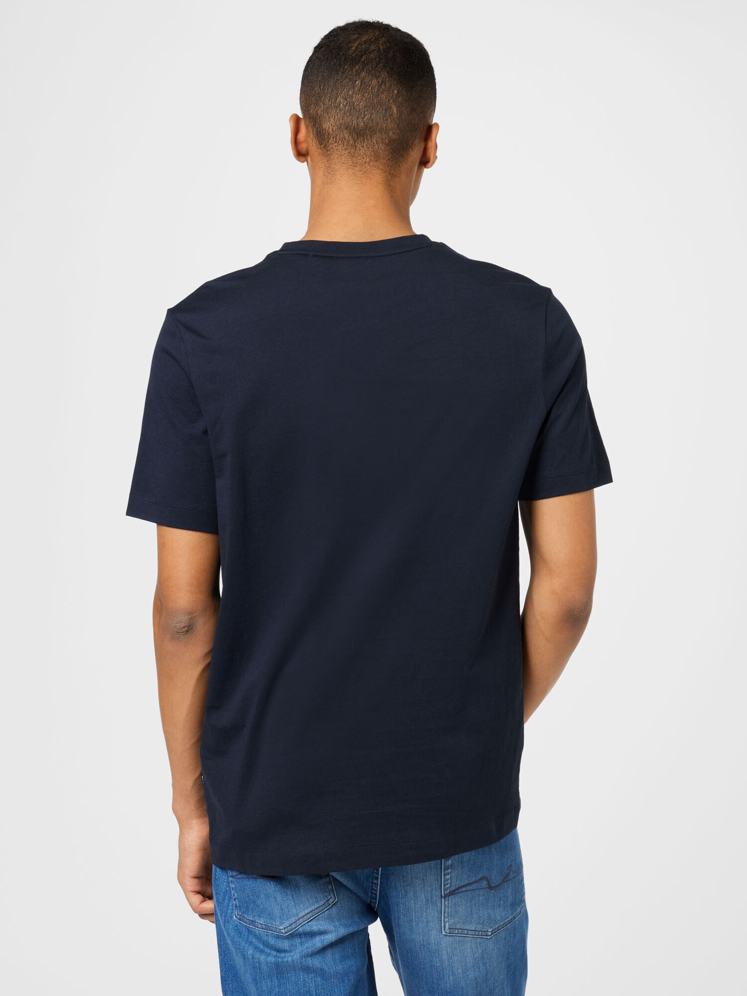 BOSS Black Tricou 'Thompson 01' bleumarin - Pled.ro